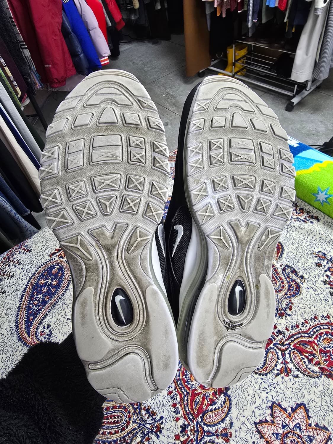 나이키 에어맥스 97 블랙 (1623) 상품이미지5