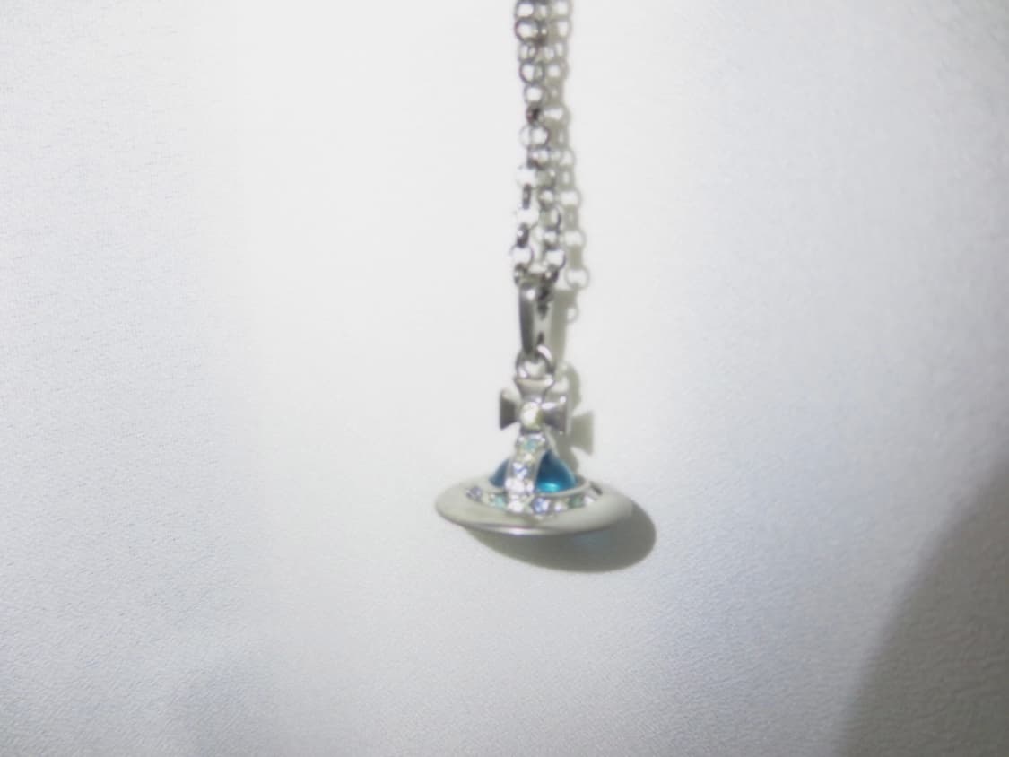 비비안웨스트우드 orb목걸이 블루 상품이미지4