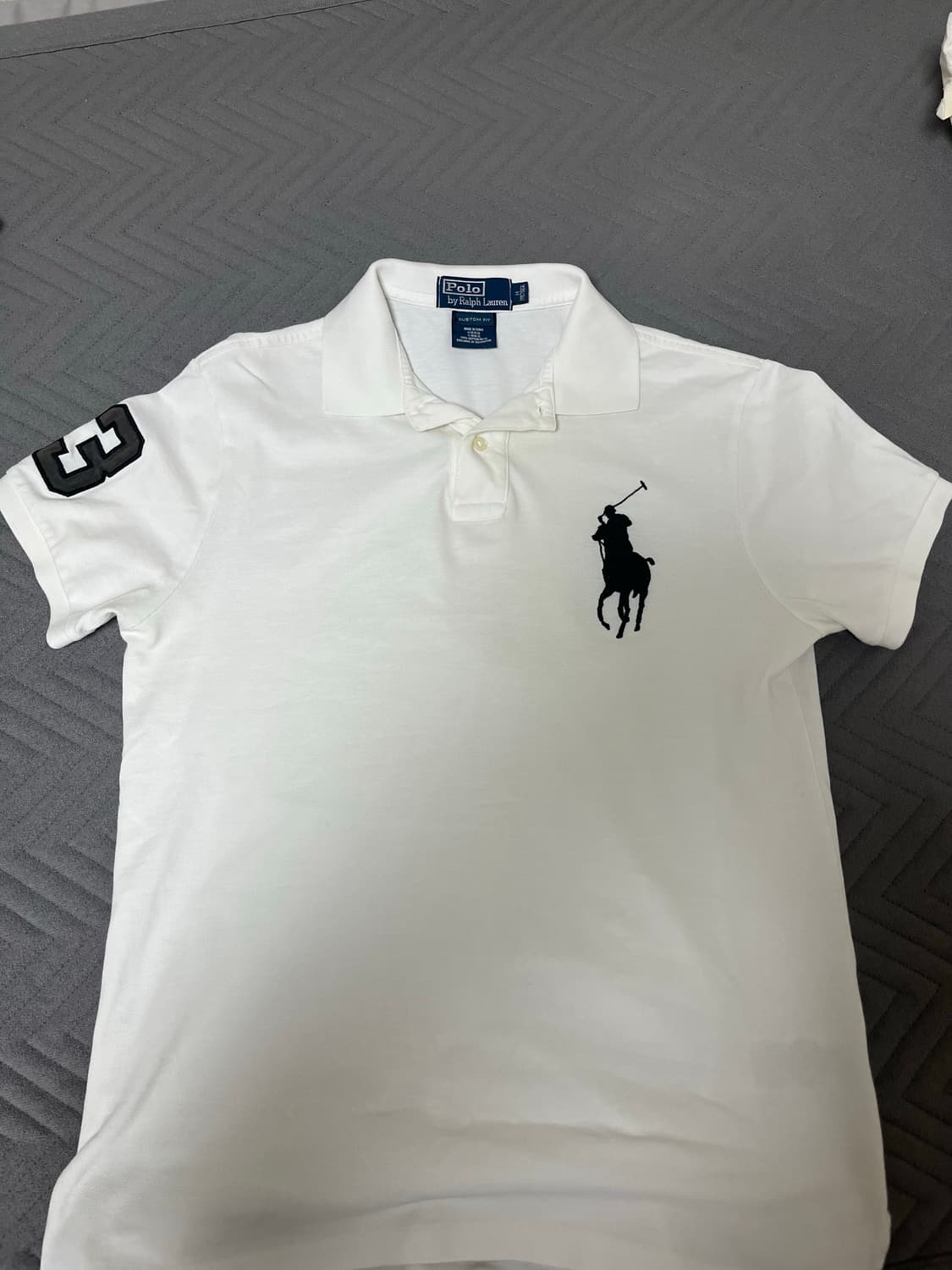 폴로 빅포니 반팔 카라티 화이트M 상품이미지1