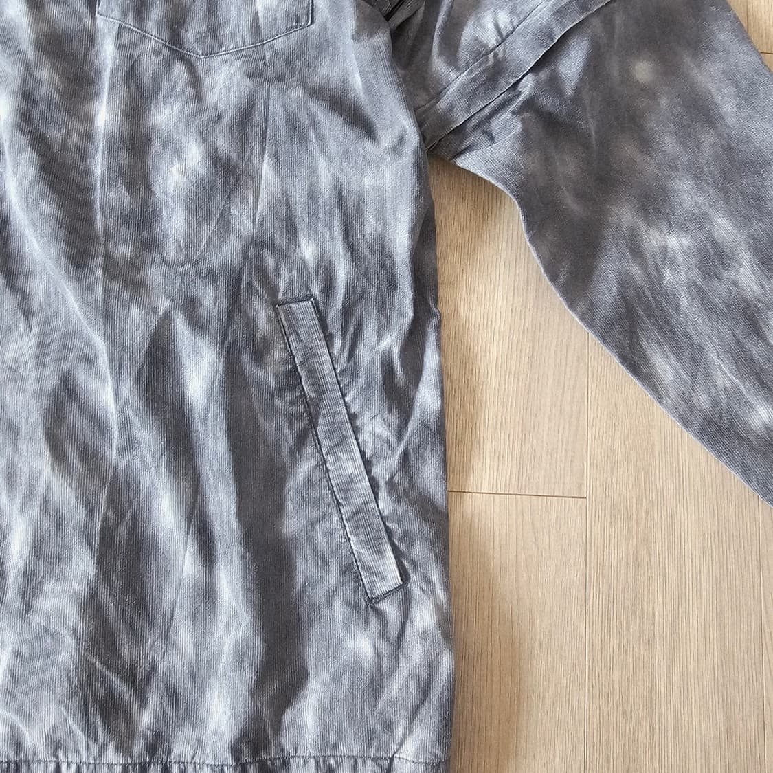 L 100 IMPALA 임팔라 다잉 데님 자켓 반팔 긴팔 간절기 남자 상품이미지4