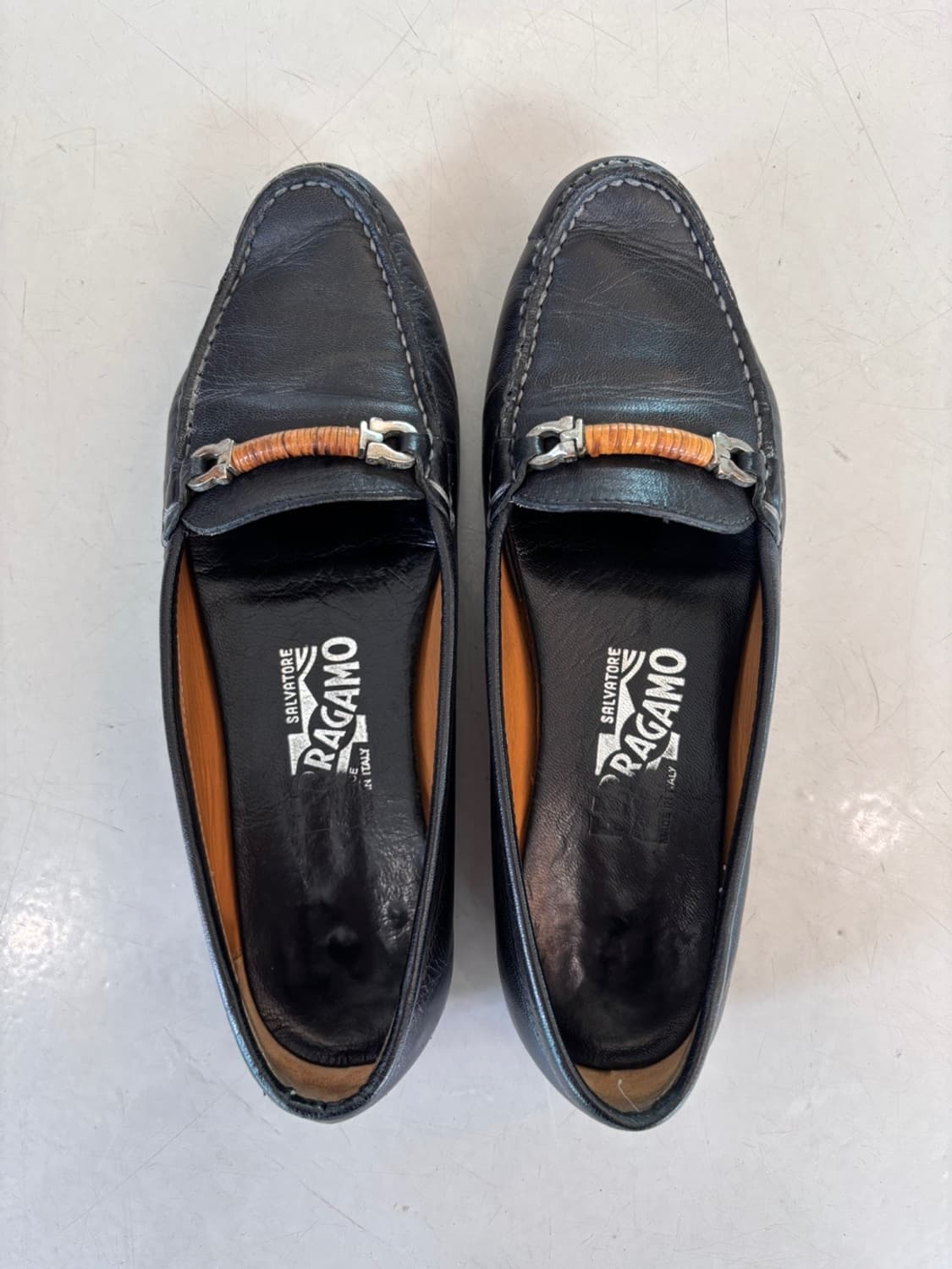 Vintage Ferragamo Leather Loafer 상품이미지2