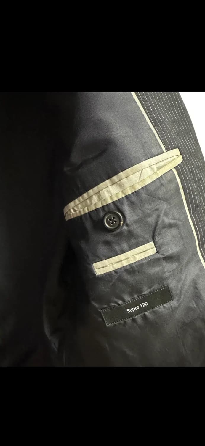 휴고보스(hugo boss) 스트라이프 블랙 싱글블레이져 자켓50size 상품이미지5