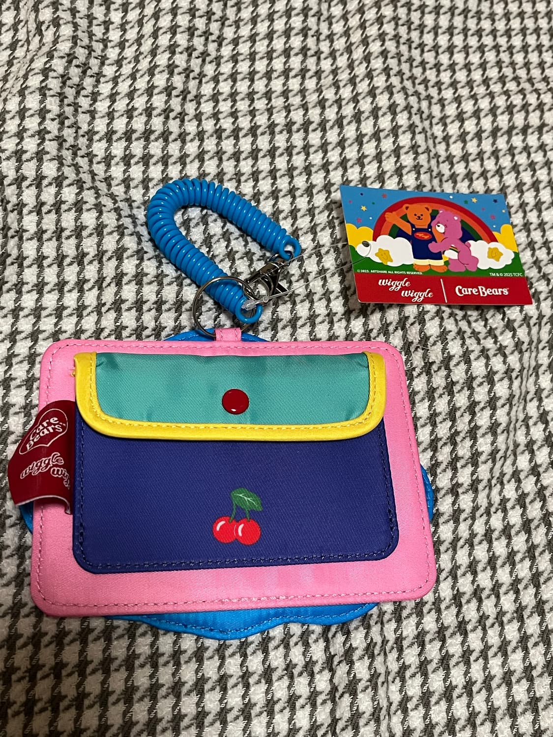 위글위글x케어베어스 카드지갑 키링 상품이미지1