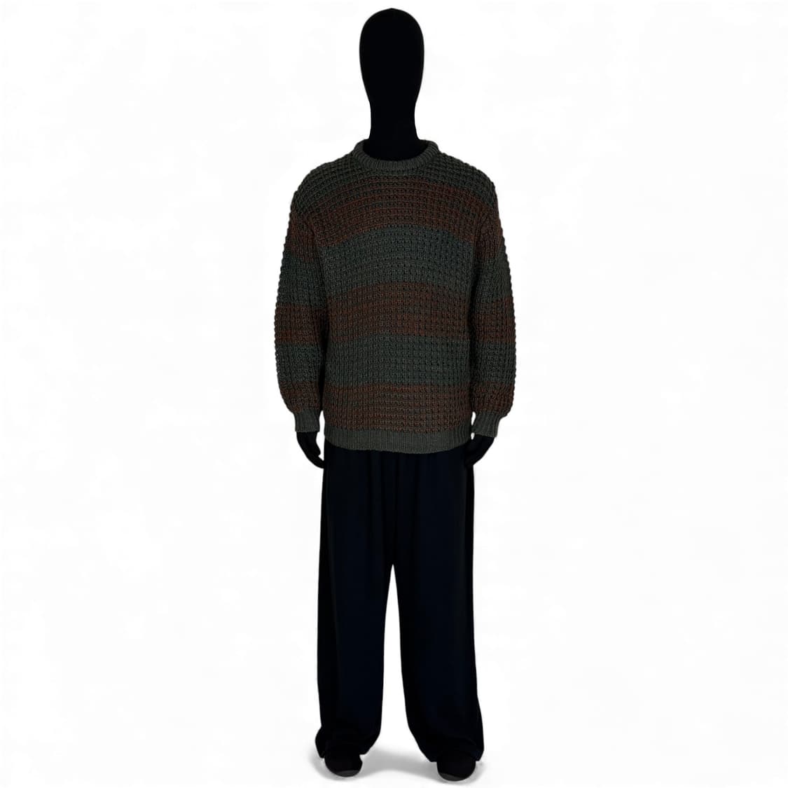 골든 이글 golden eagle 스트라이프 네트 니트 상품이미지1