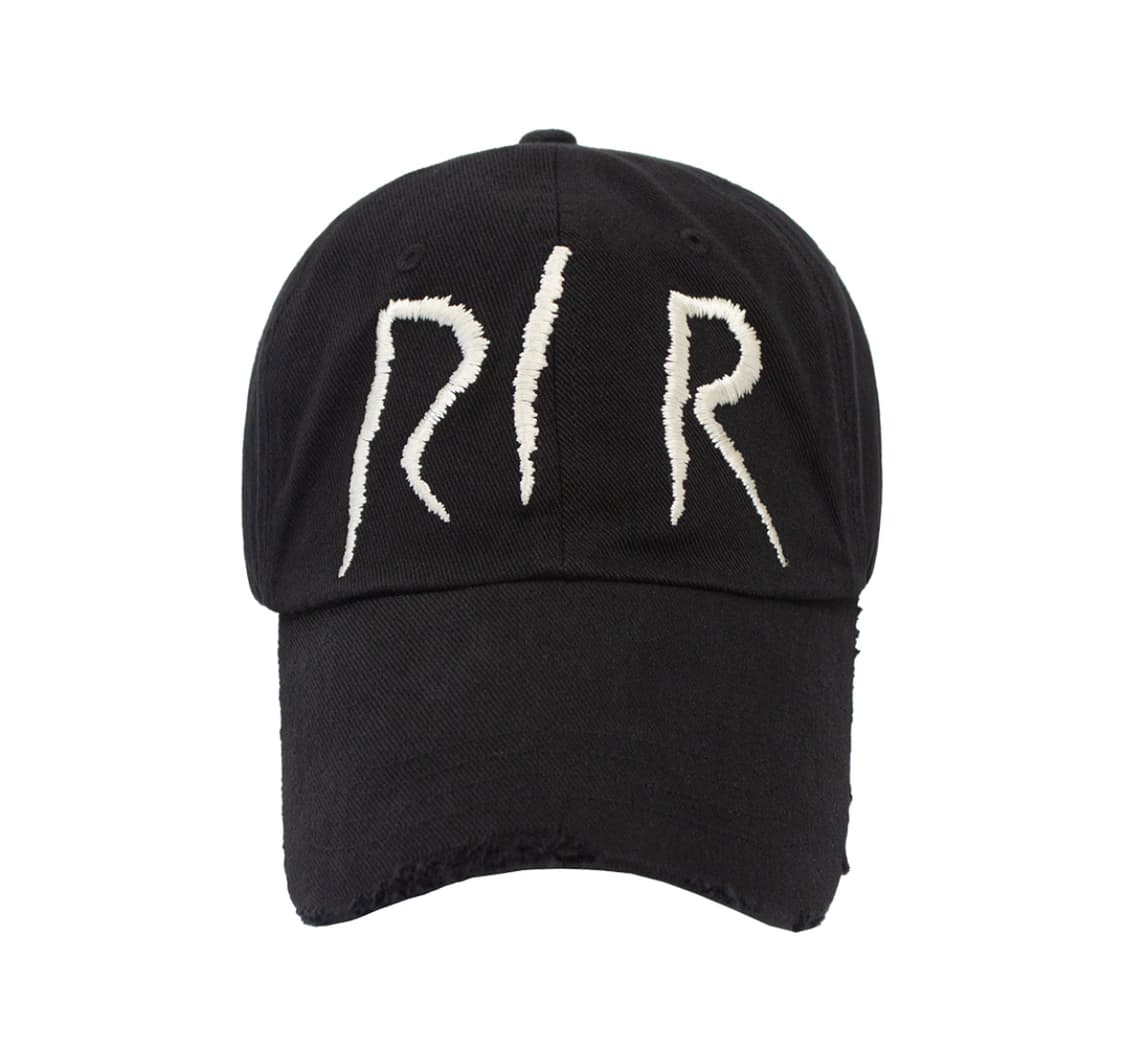 리파이너 RIR 디스트로이드 워시드 볼캡 블랙 상품이미지1