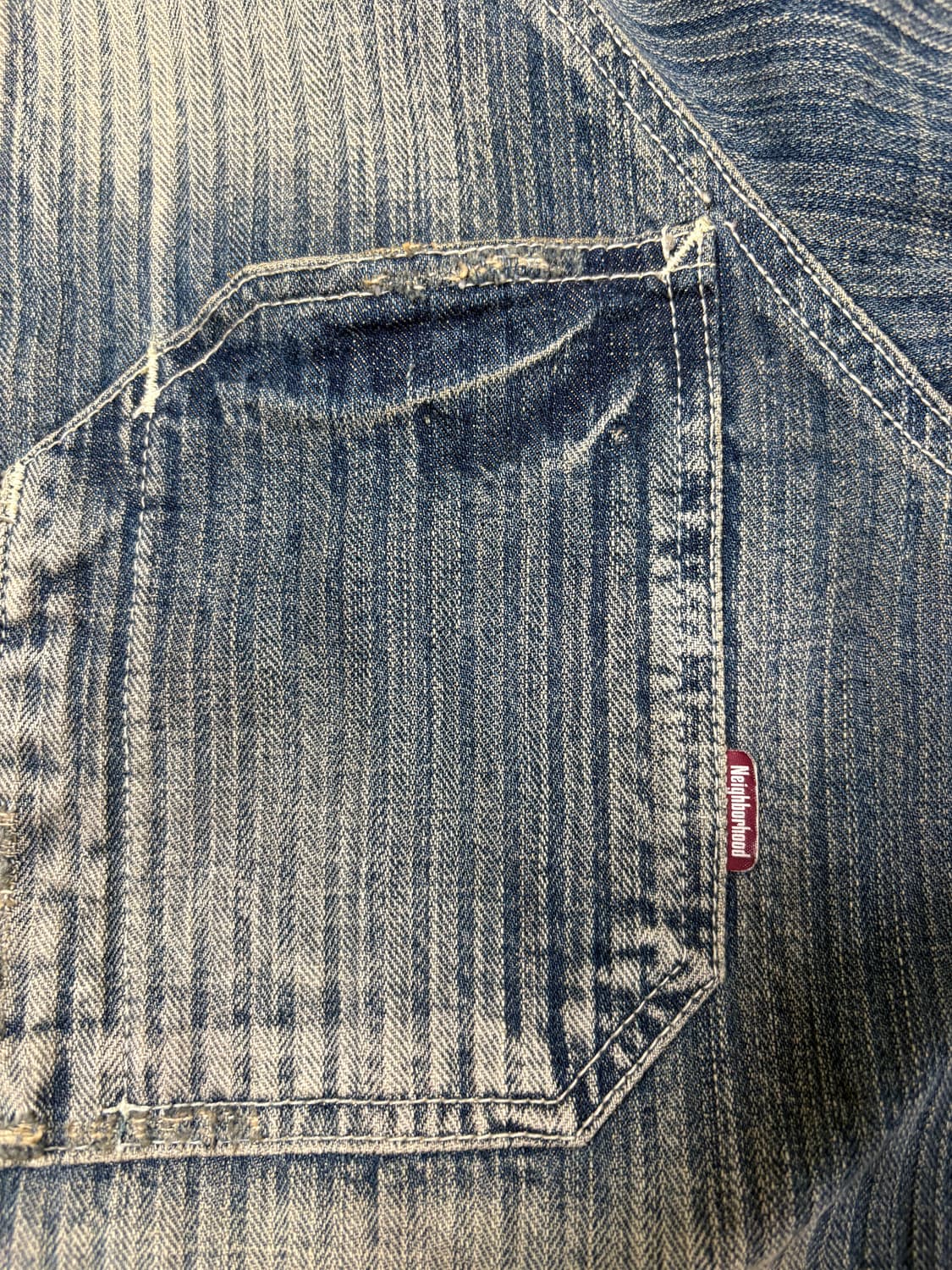 네이버후드 hbt 데님 커버올 초어자켓 상품이미지4