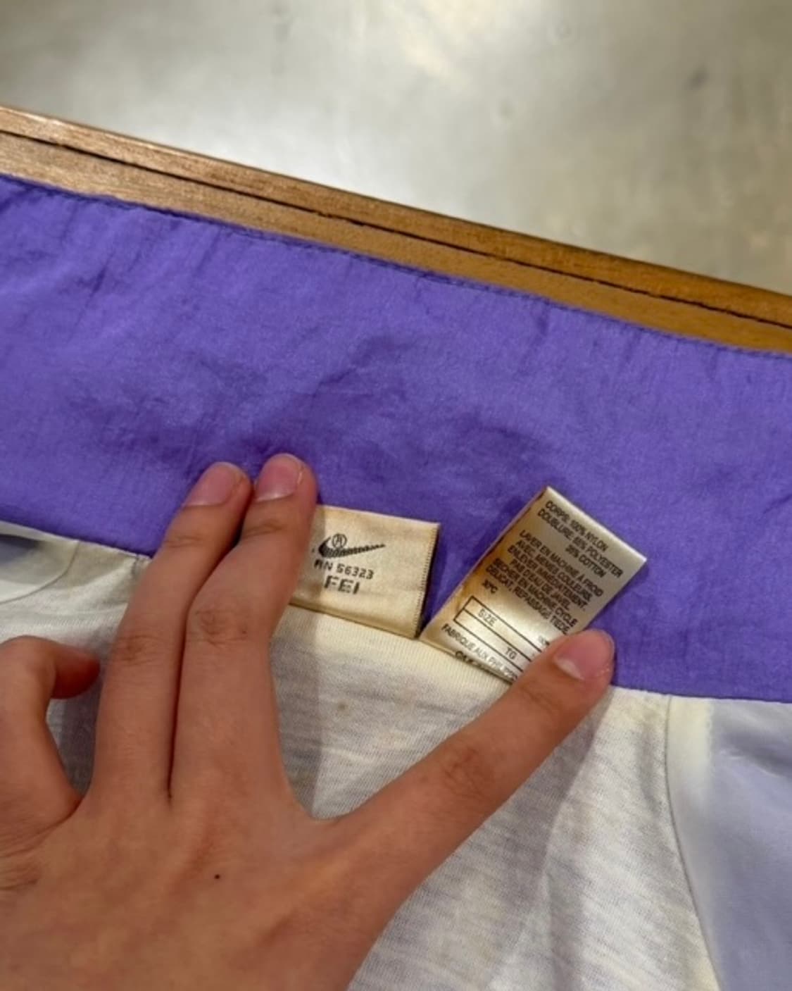 나이키 퍼플 윈드브레이커 자켓 상품이미지8