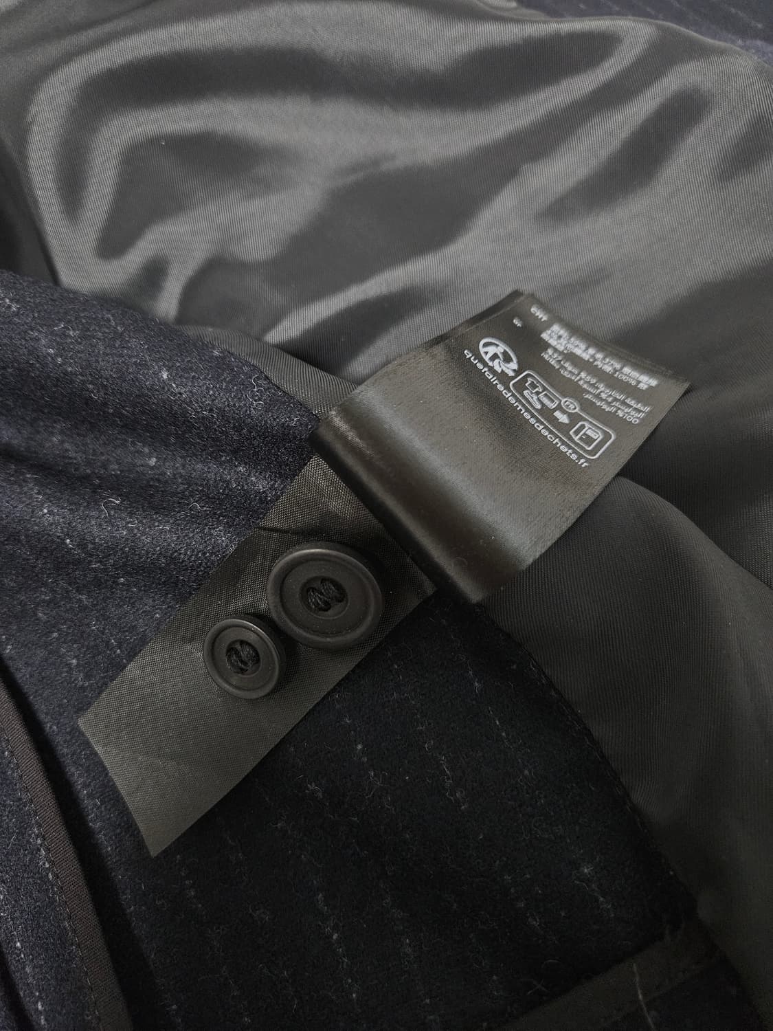 COS 코스 신형 옴므 블레이저 스프라이프 인테스프라 이탈리아 정장 S 상품이미지7