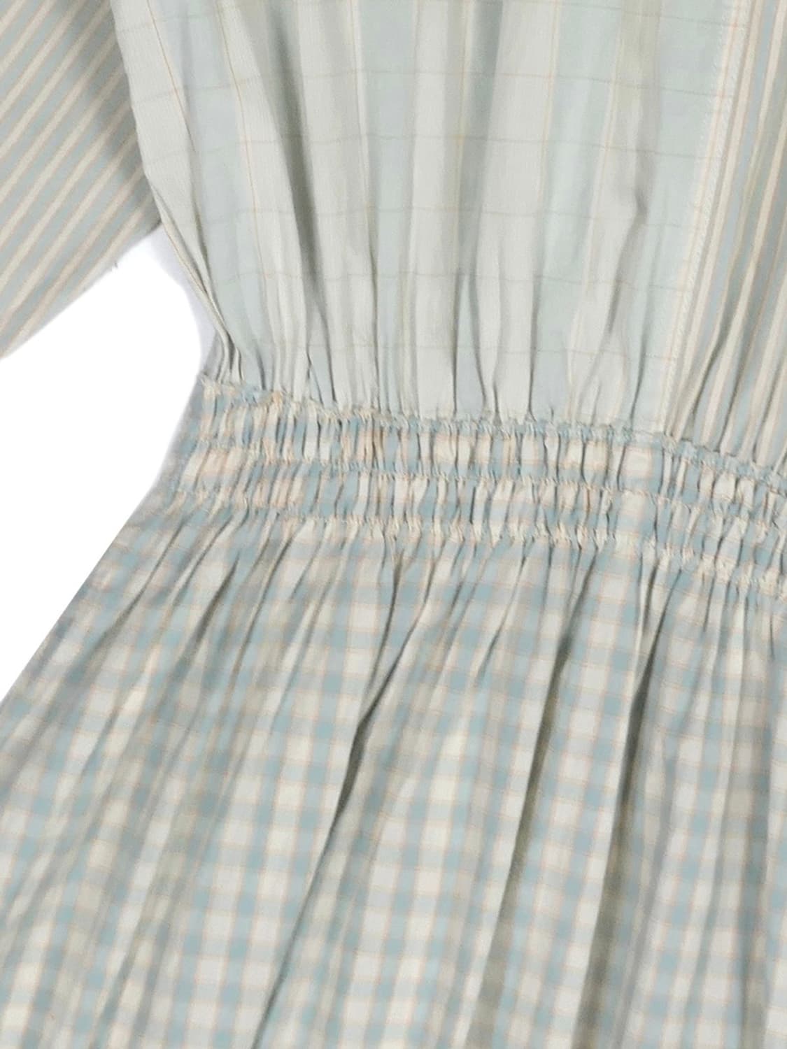 Ne-net pocket mix shirt dress 상품이미지5