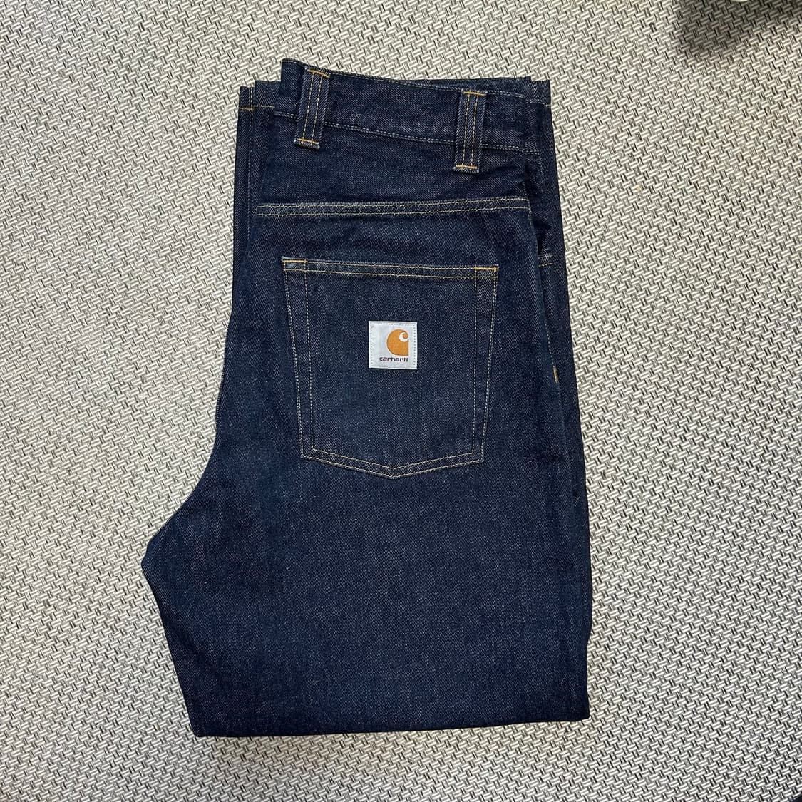칼하트wip 브랜든팬츠 블루린스드 상품이미지3