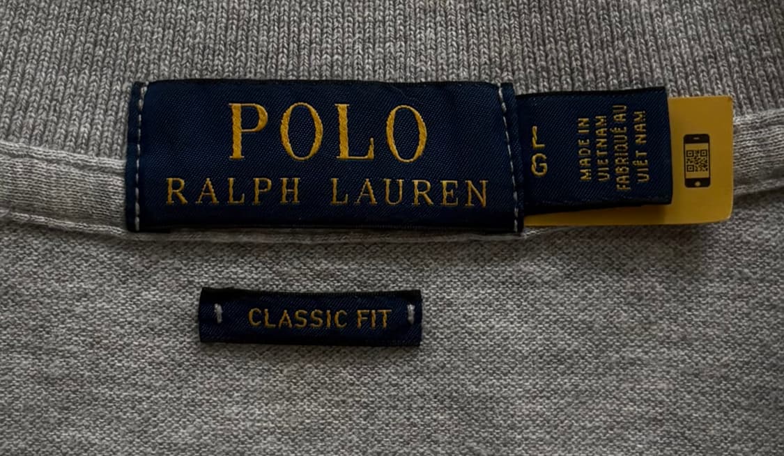 Polo 폴로랄프로렌 QR 그레이 카라티  상품이미지5