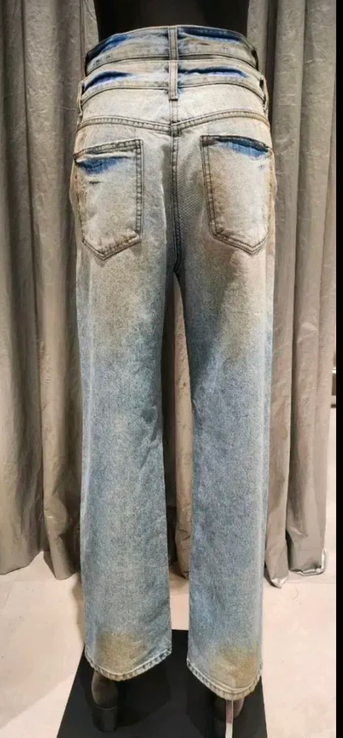 준지 더티 데님 팬츠 상품이미지4