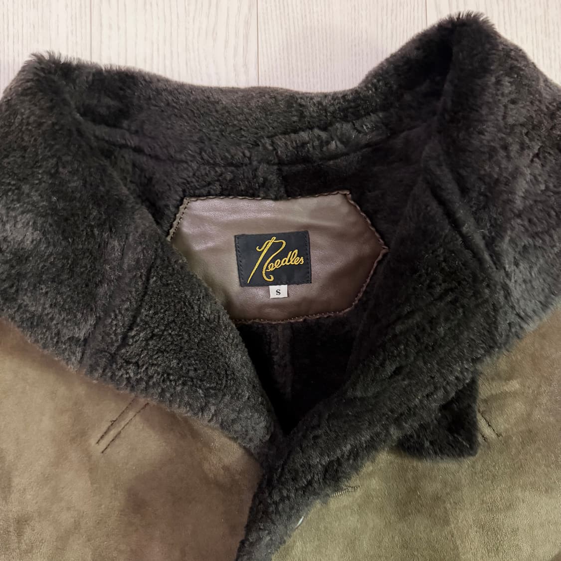 니들스 시어링 코트 양가죽 스웨이드 상품이미지2