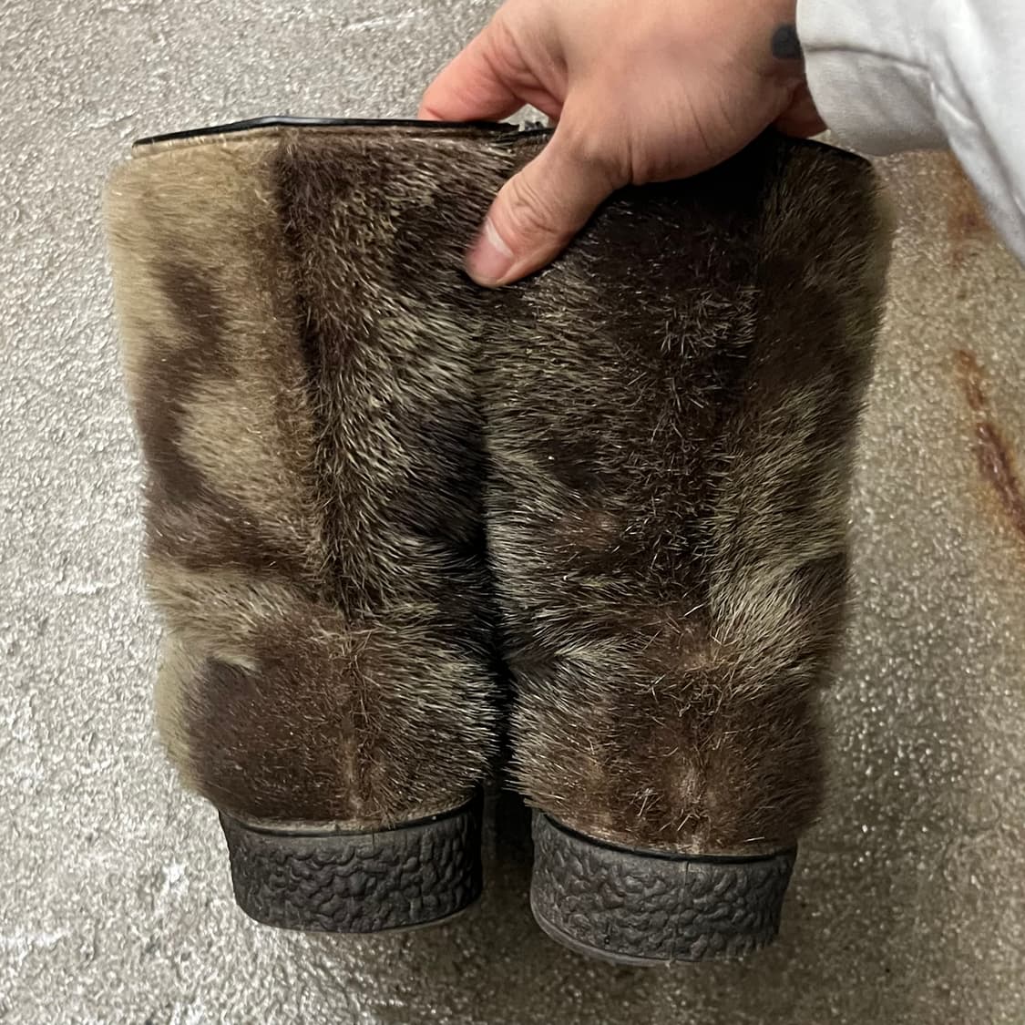 80s 빈티지 리얼 퍼 부츠 (285) 상품이미지5