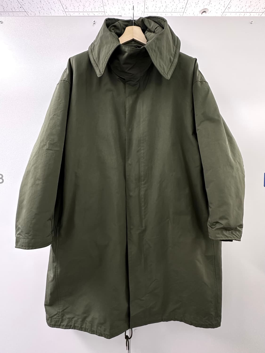 LAD MUSICIAN 피쉬테일 후드 코트 (카키, L) 상품이미지4