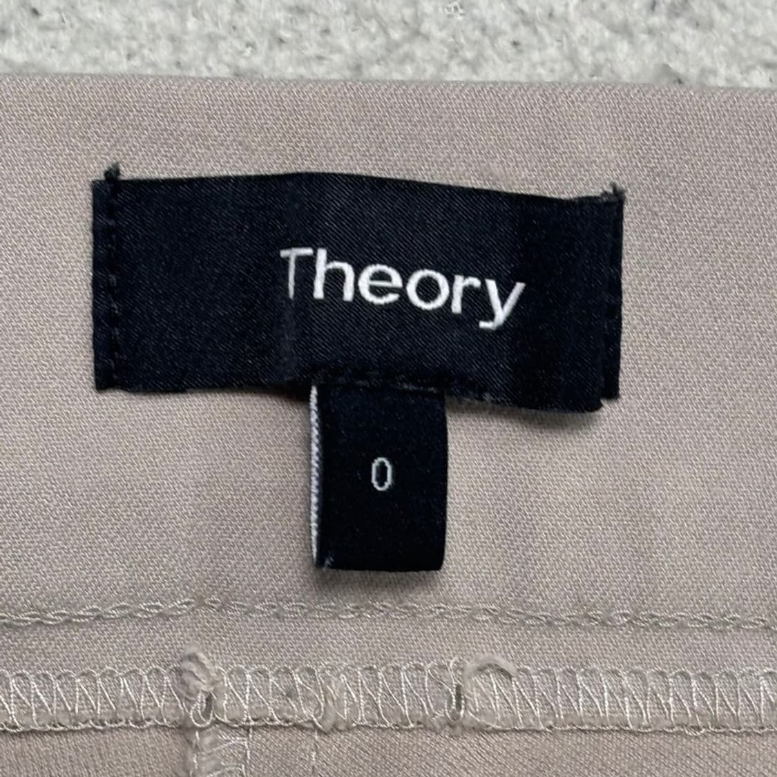 THEORY 여성용 골지 슬랙스 베이지  0 상품이미지3
