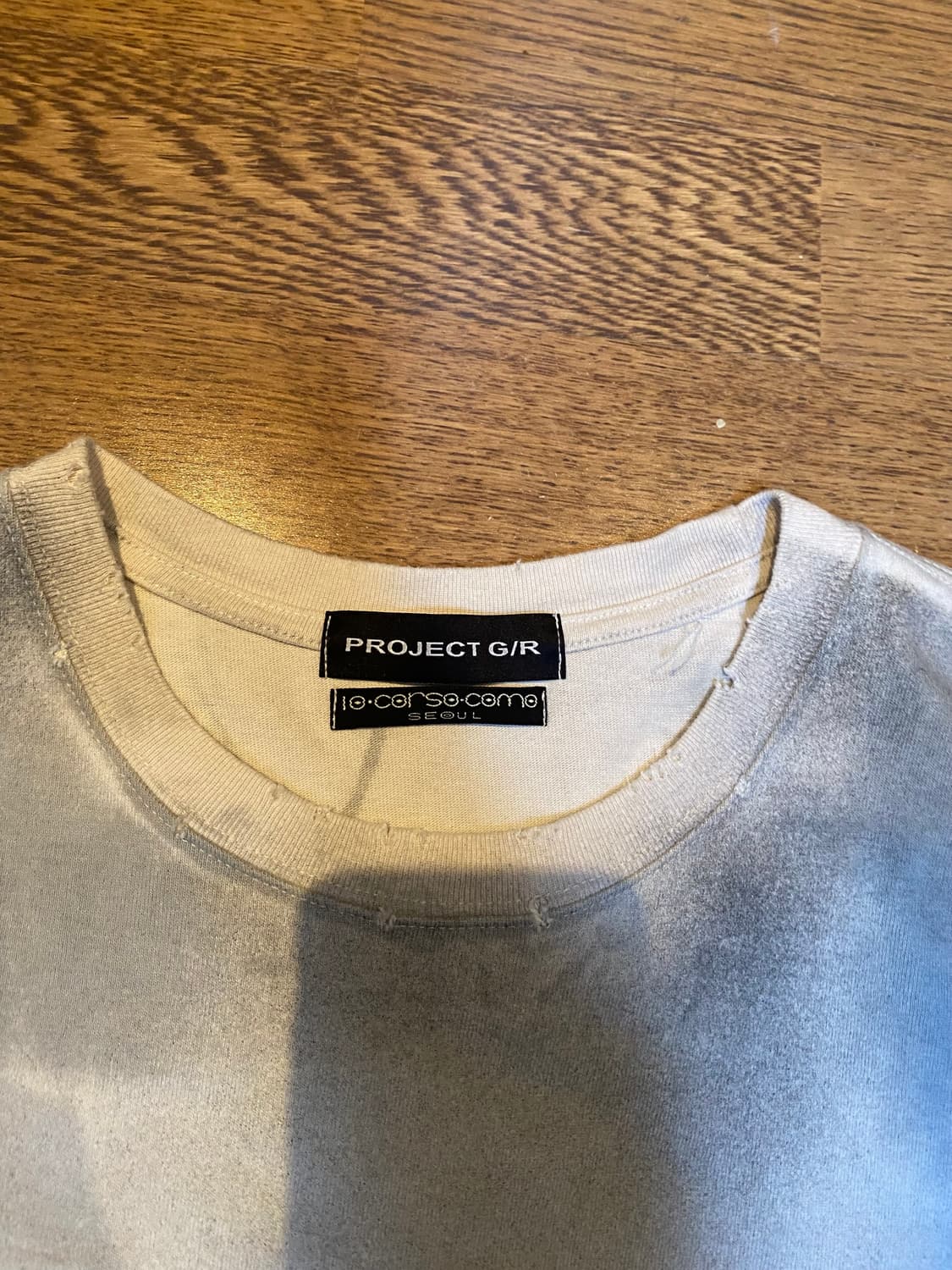 프로젝트 gr 퓨리어스 로고 아플리케 티셔츠 2사이즈 상품이미지2