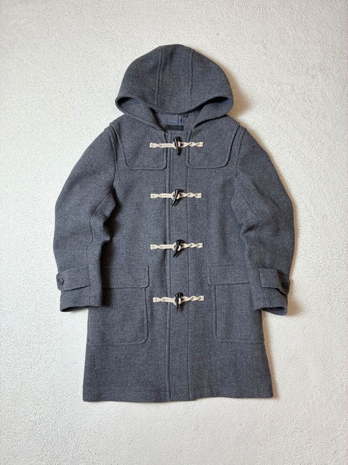 유니클로 울 시그니처 더플 후디 코트 PN7200 상품이미지1