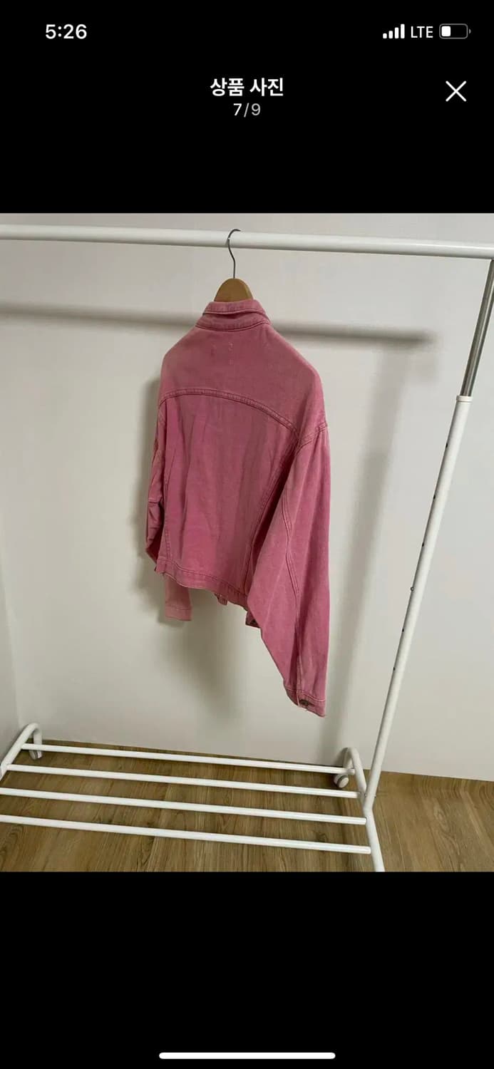 아쿠비클럽 코니 핑크 데님 청자켓 면자켓 프레클 라보빈티지 지뢰계 상품이미지6