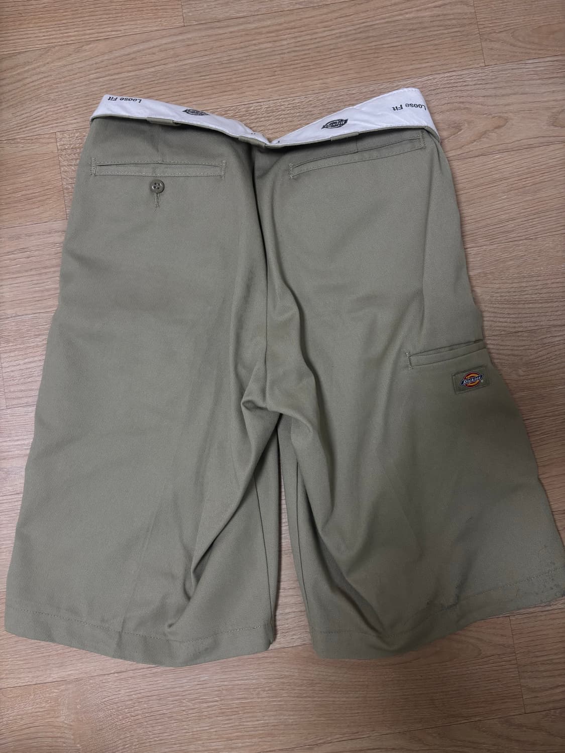 디키즈 루즈핏 워크쇼츠 카키 버뮤다팬츠 상품이미지4