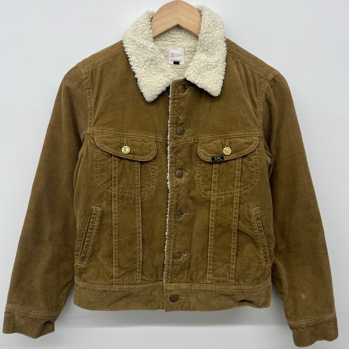 Lee 리 코듀로이 쉐르파 자켓 브라운 여xs 상품이미지2