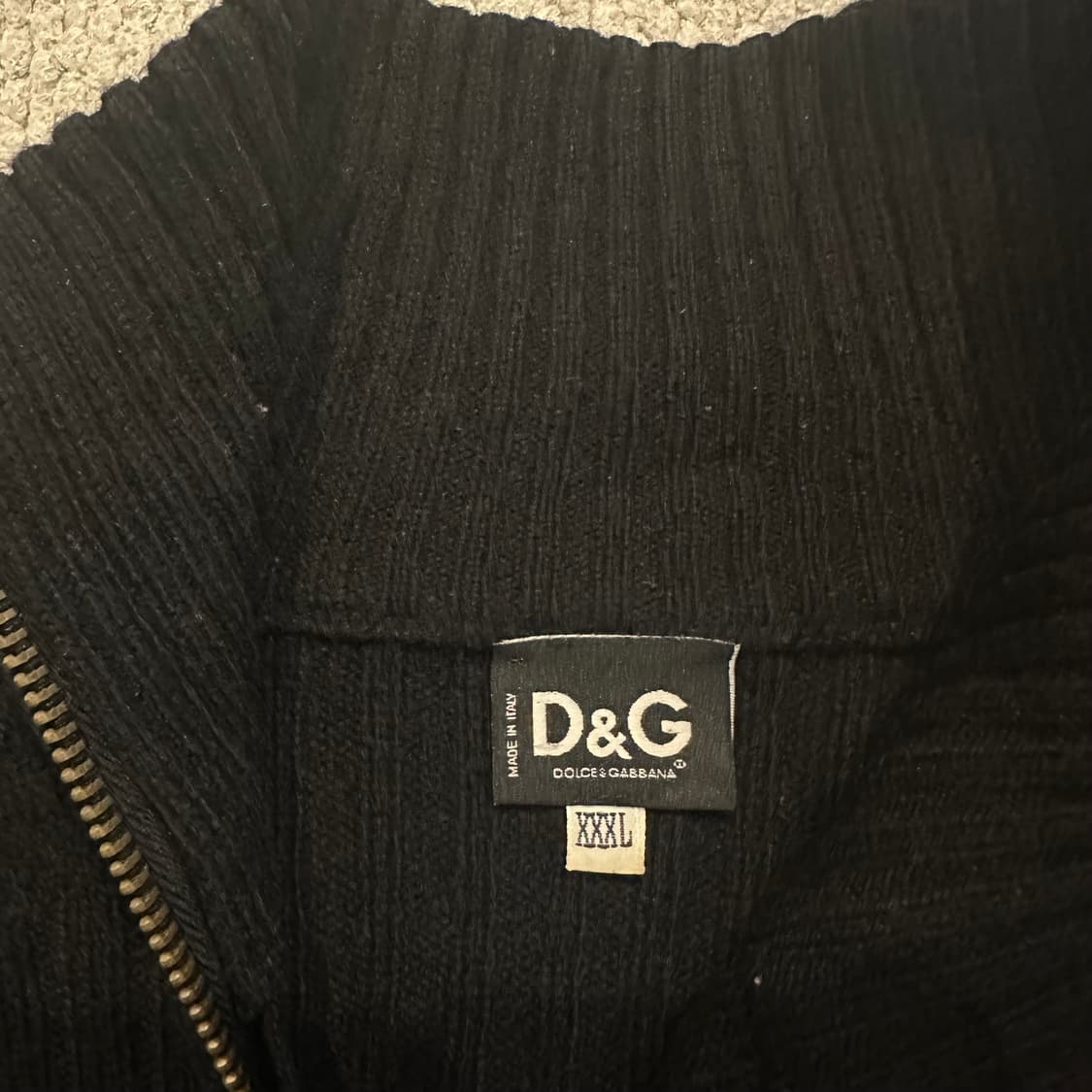 90s 돌체앤가바나 D&G 니트 집업 상품이미지2