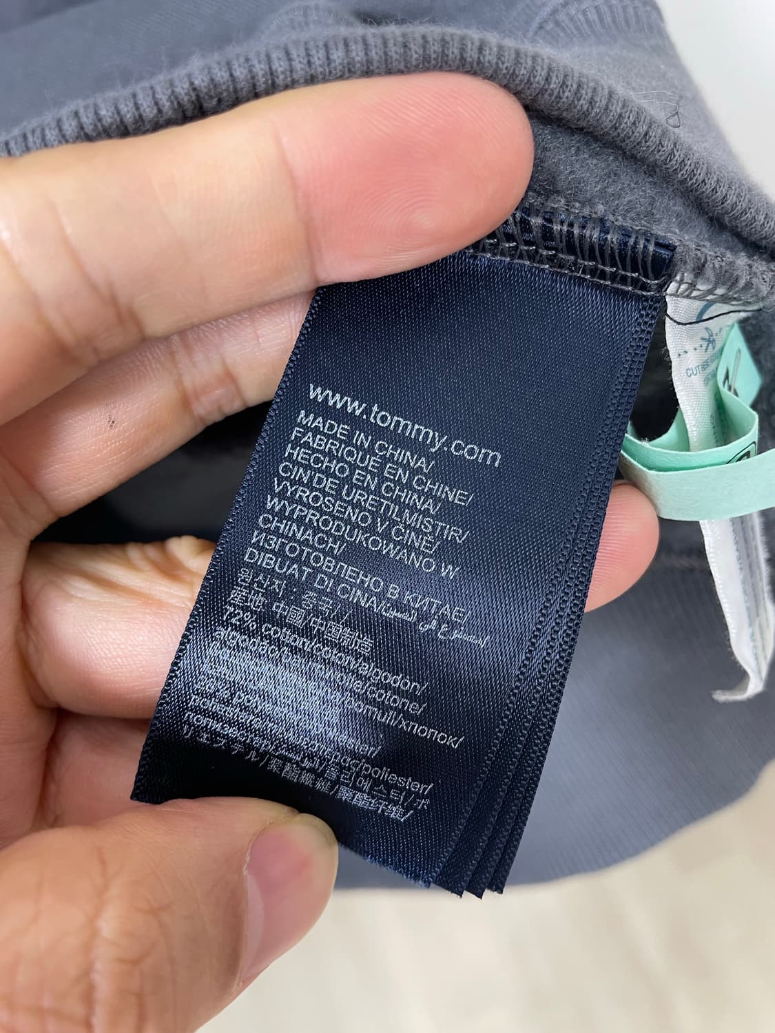 타미Tommy 그레이 맨투맨 XL - M2  상품이미지5