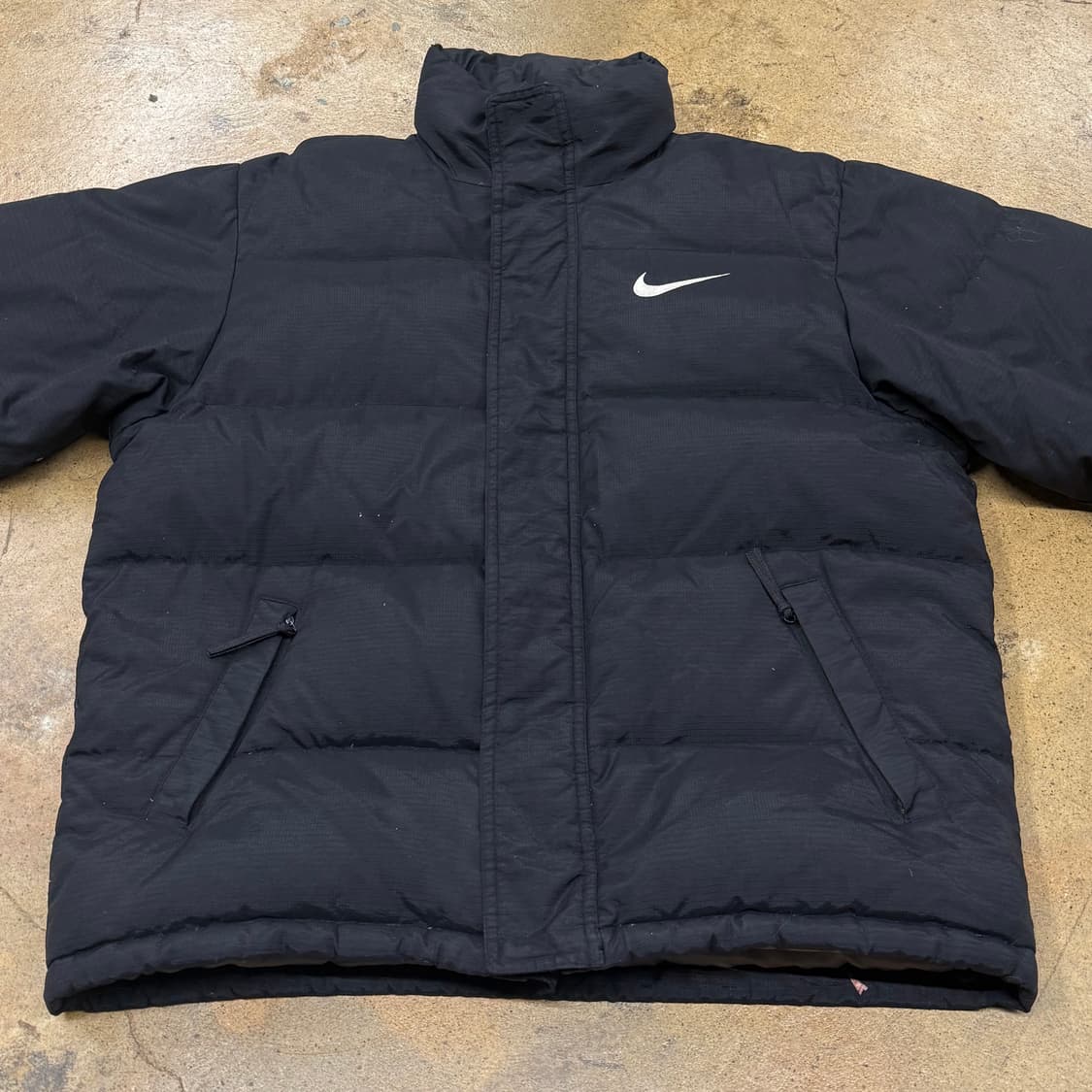 [정품/M] 나이키 블랙 패딩 점퍼 b19 상품이미지3