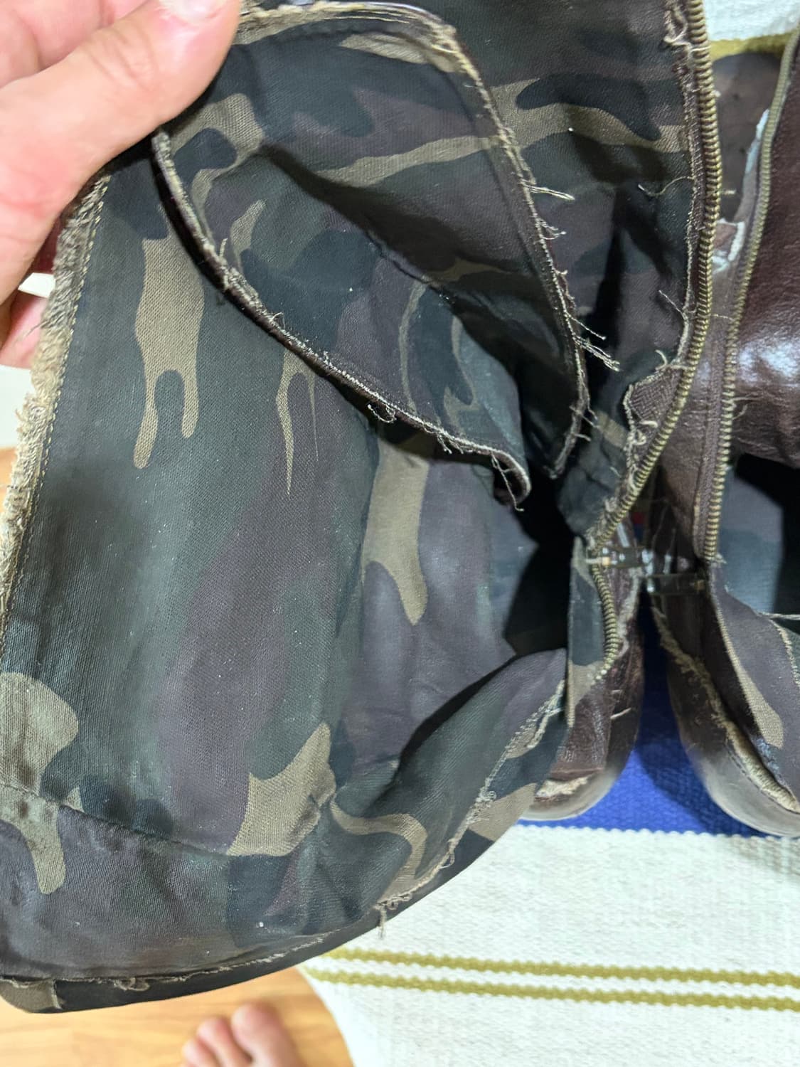 Uffda freak 웨스턴 그런지 레이스업 부츠 상품이미지7