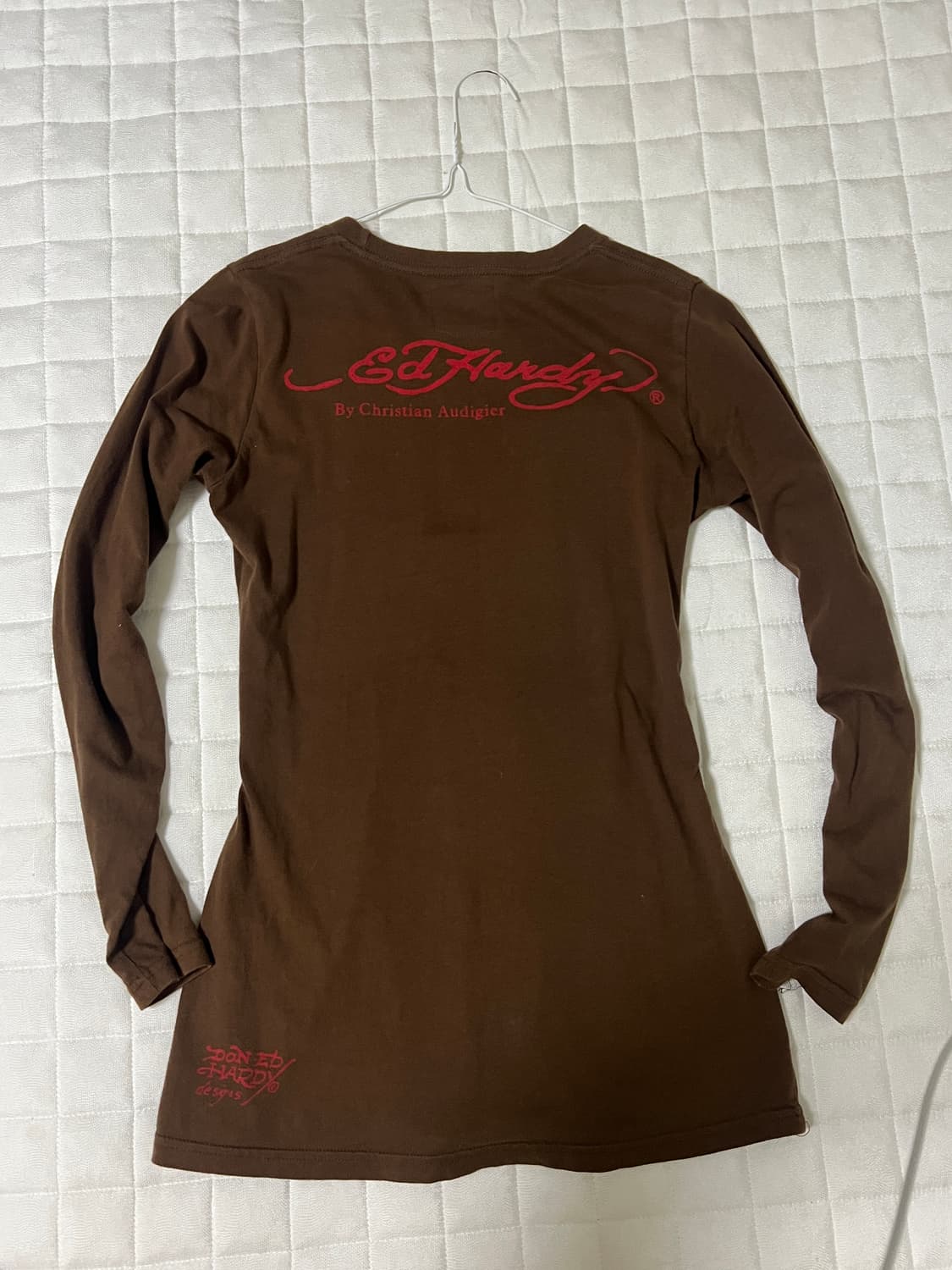 에드 하디 Ed Hardy 브라운 롱슬리브 상품이미지2