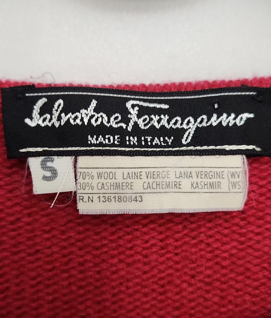 살바토레페라가모 90 55 캐시미어니트 상품이미지3