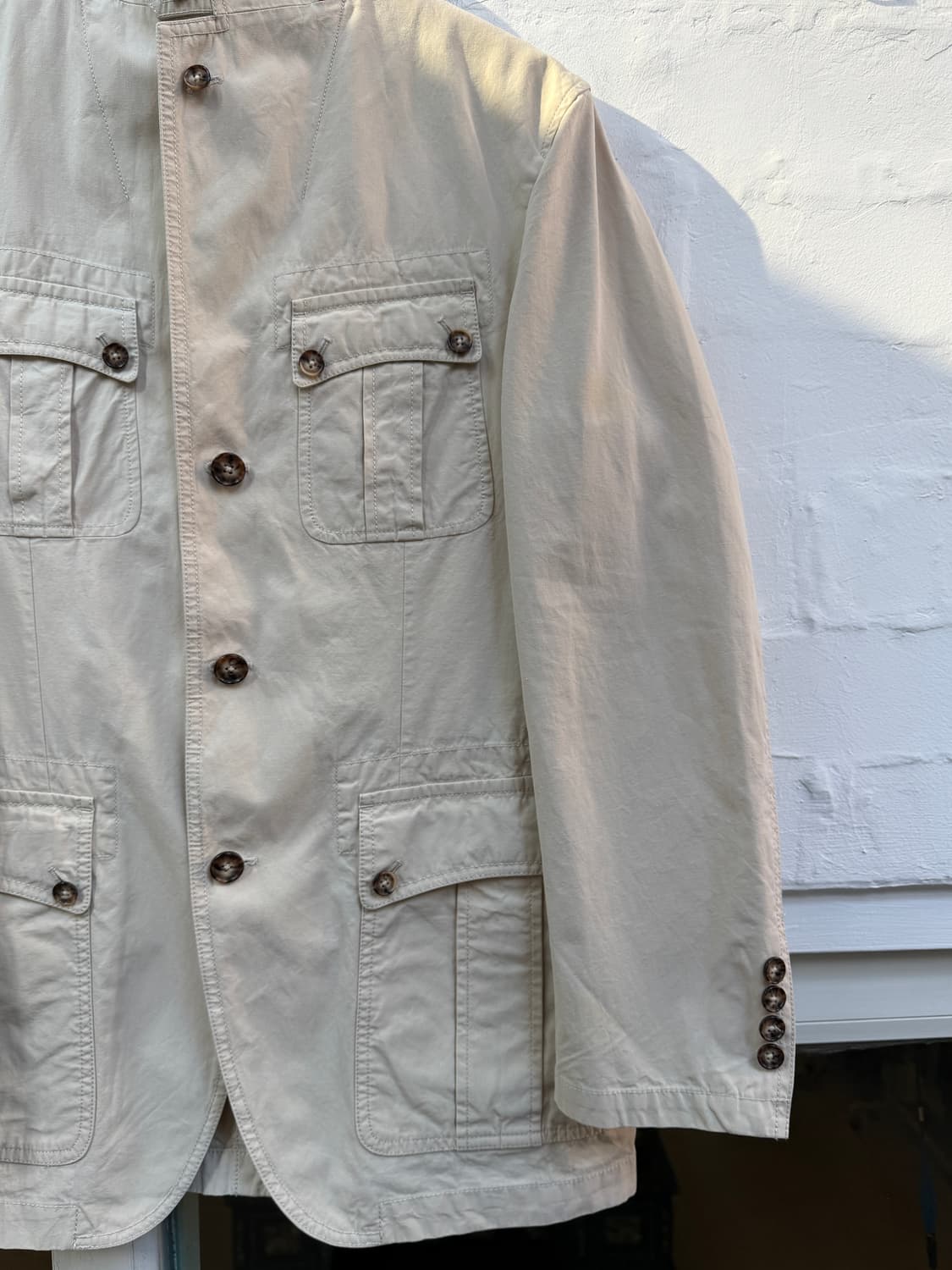 LUCIANO BARBERA ILFARO 코튼 블레이저 자켓 48 상품이미지3