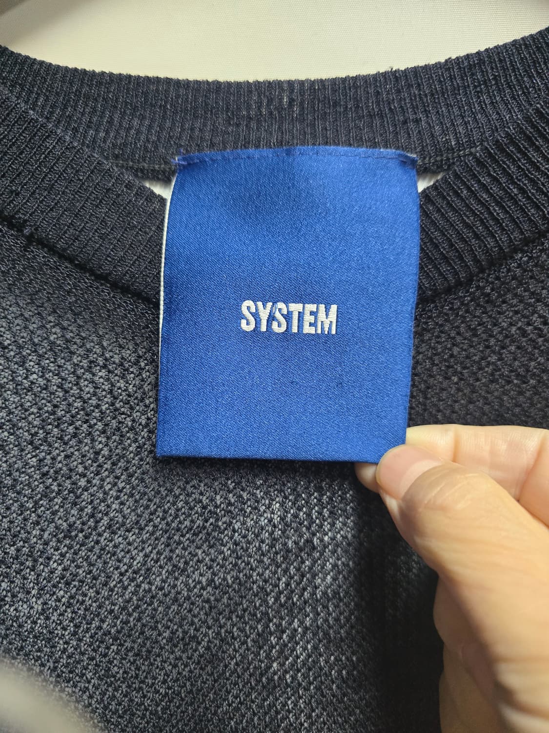 시스템 롱 니트 티 95 상품이미지3