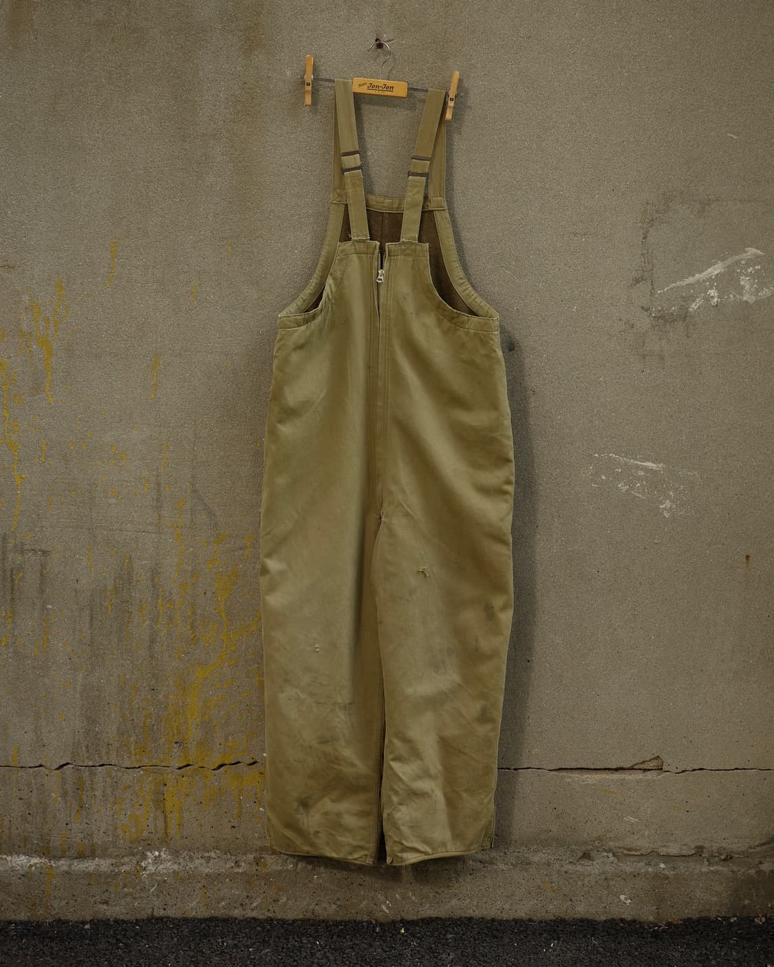 40‘s U.S. Army ww2 탱커 울 라이닝 윈터 오버롤 상품이미지1