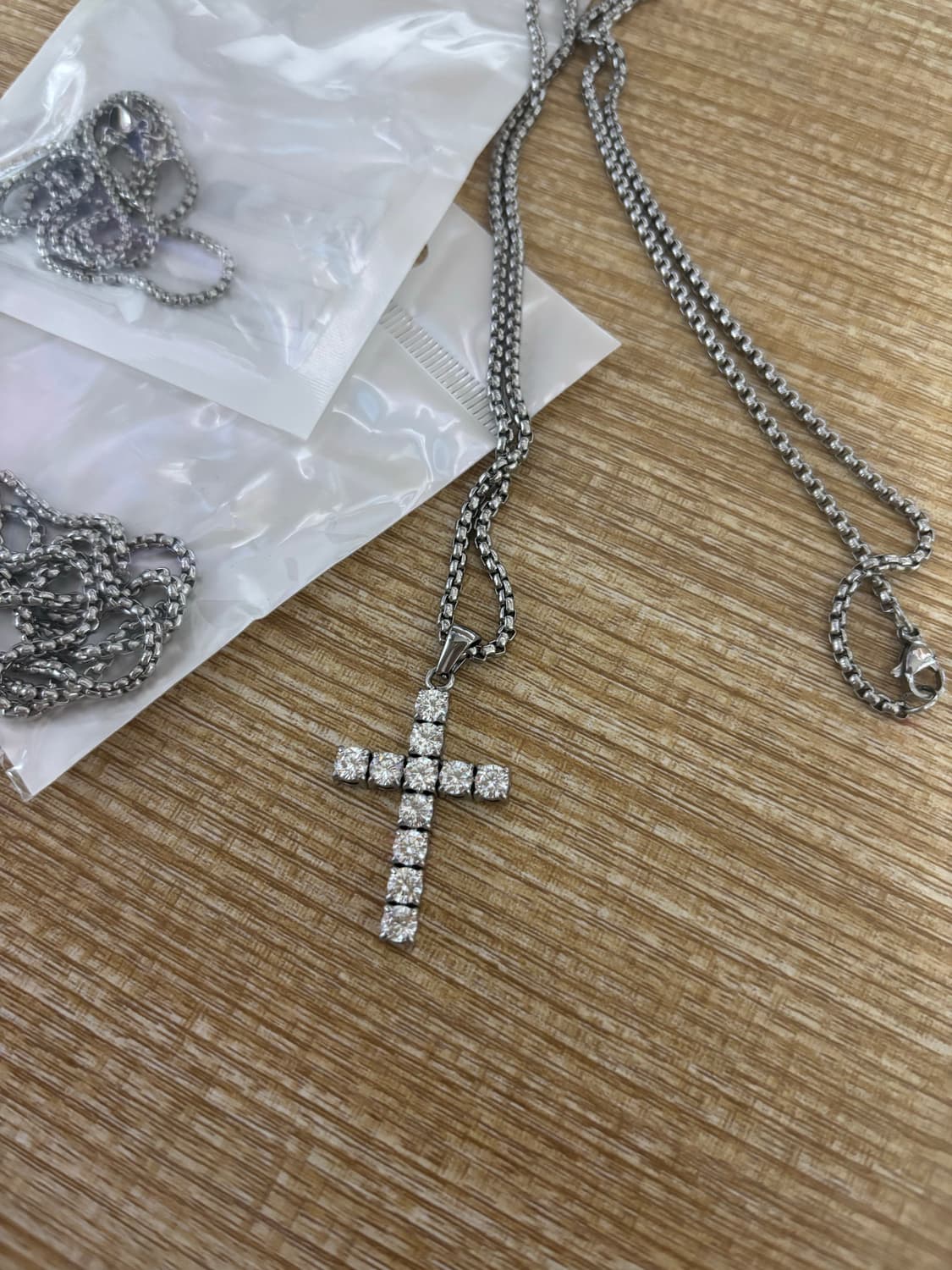 십자가 아이스 체인 목걸이 상품이미지2