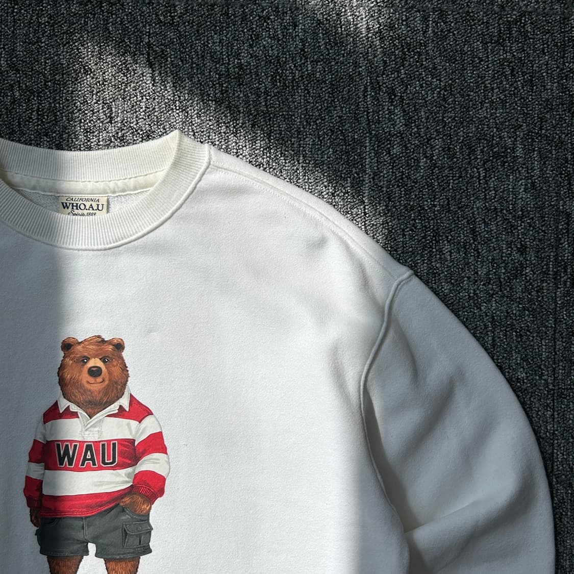 후아유 곰돌이 맨투맨 상품이미지2