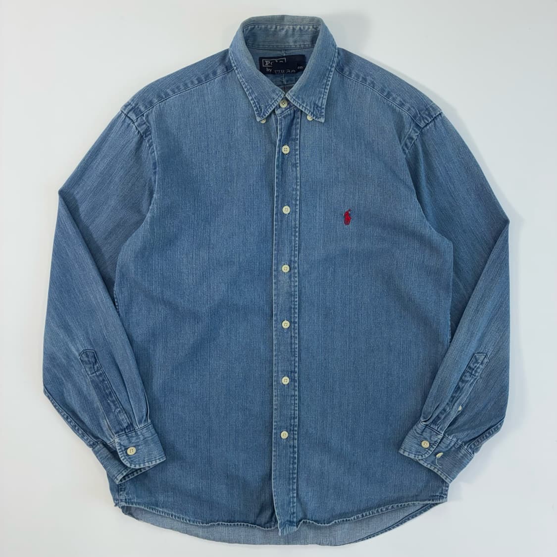Polo  폴로 랄프로렌 자수 코튼 샴브레이 셔츠  상품이미지1