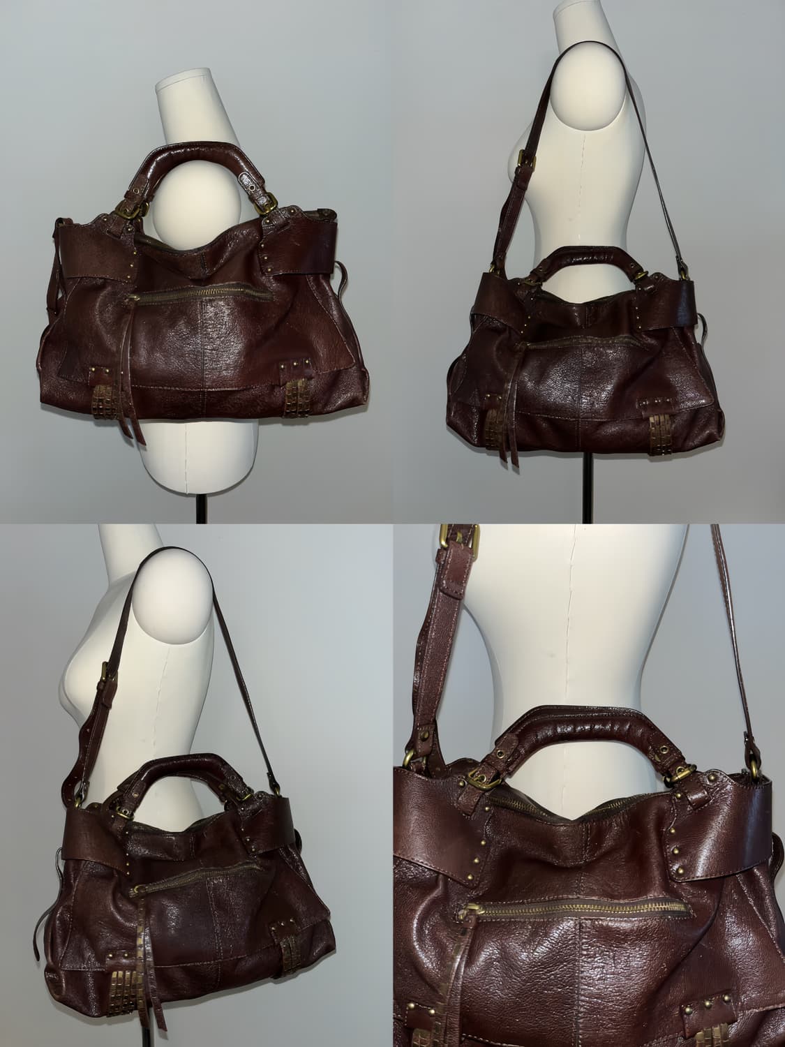 Kooba Red Brown Shoulder Bag 상품이미지1