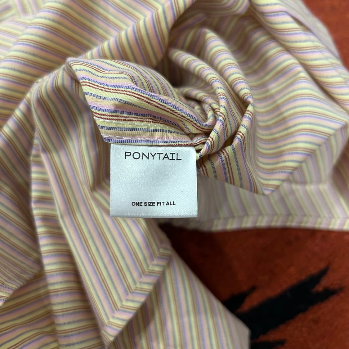 포니테일 스트라이프 셔츠 상품이미지4