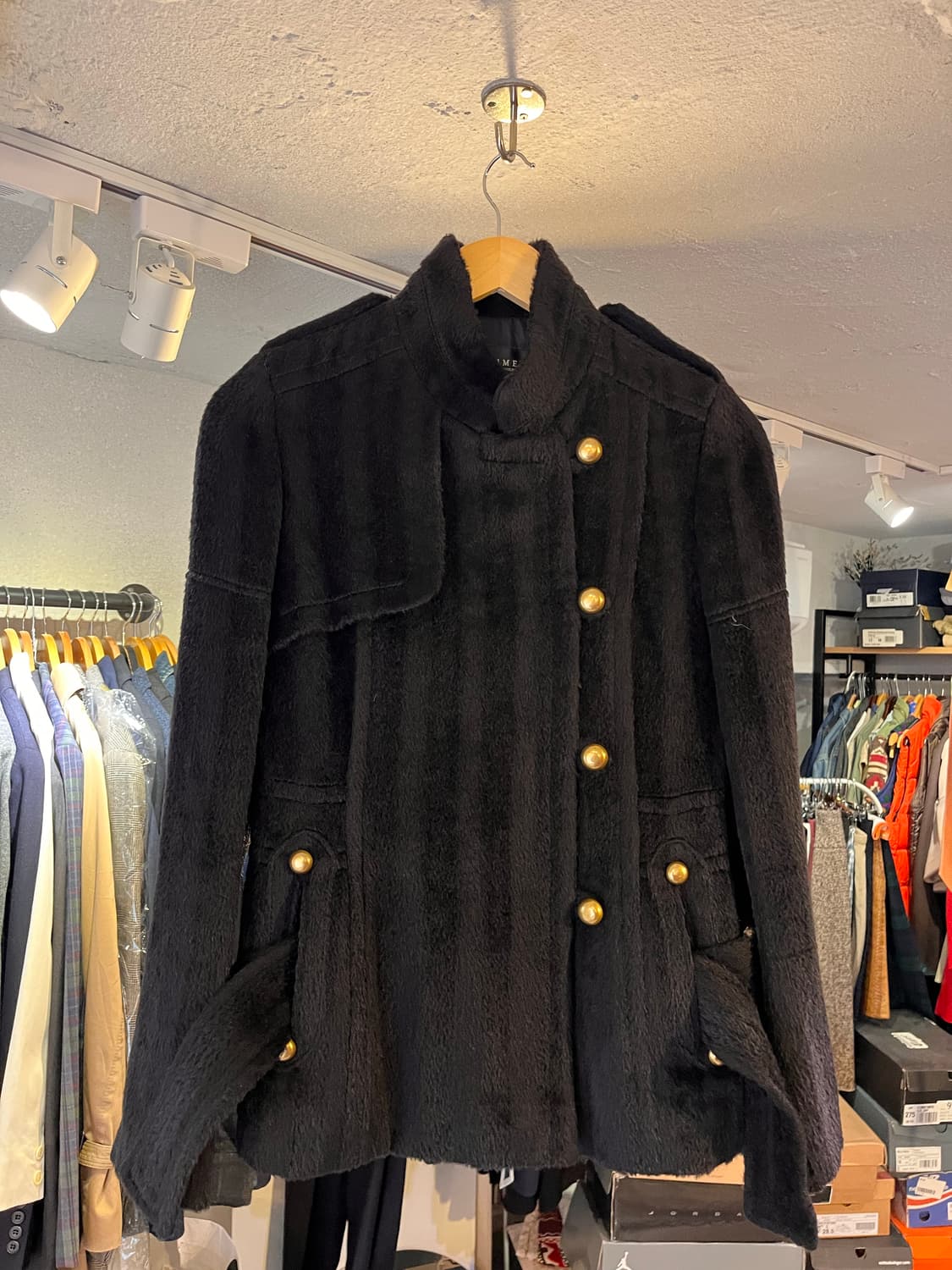 타임 베이비 라마 하프코트 (이탈리아 원단)  상품이미지1