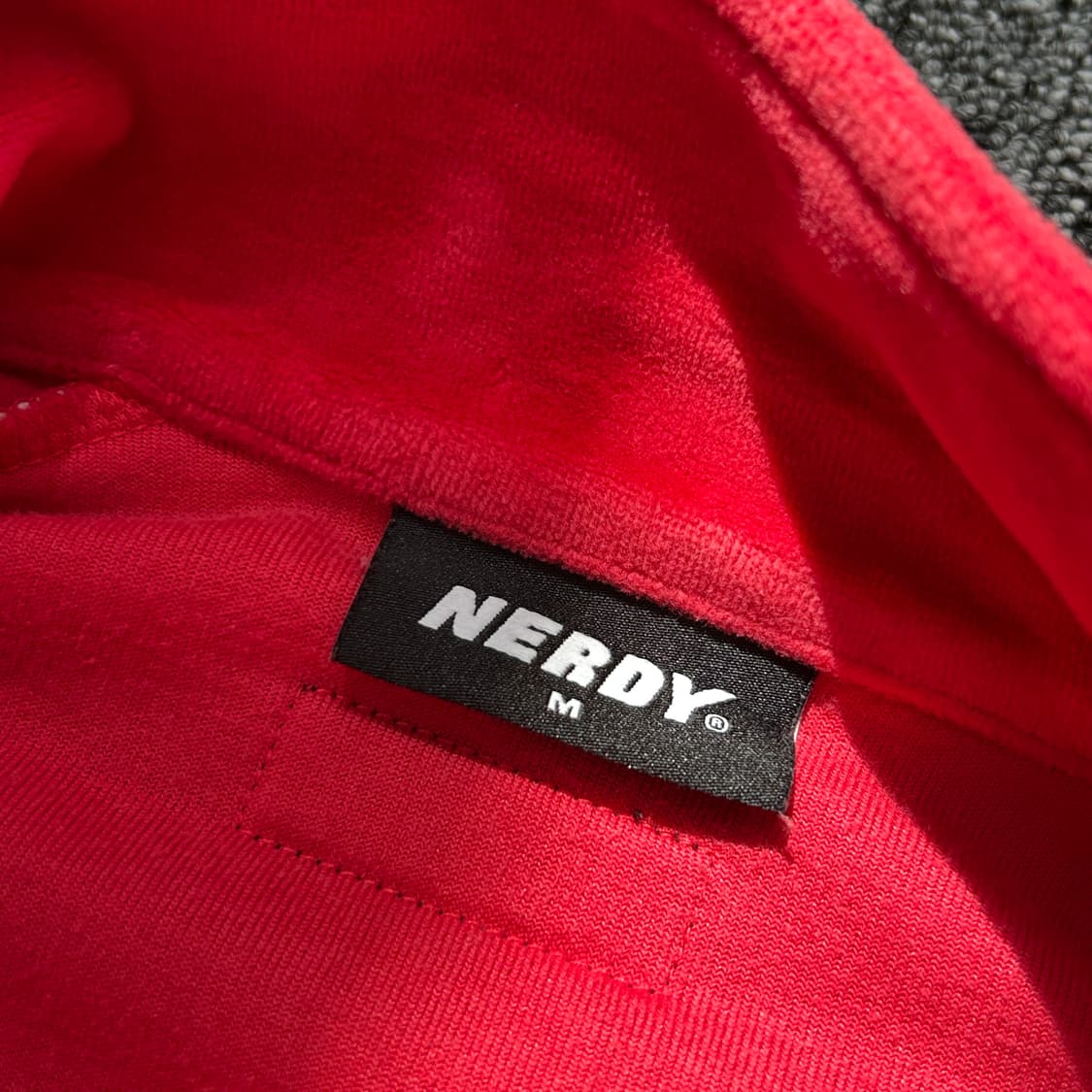 널디 레드 벨벳 트랙탑 져지 상품이미지7