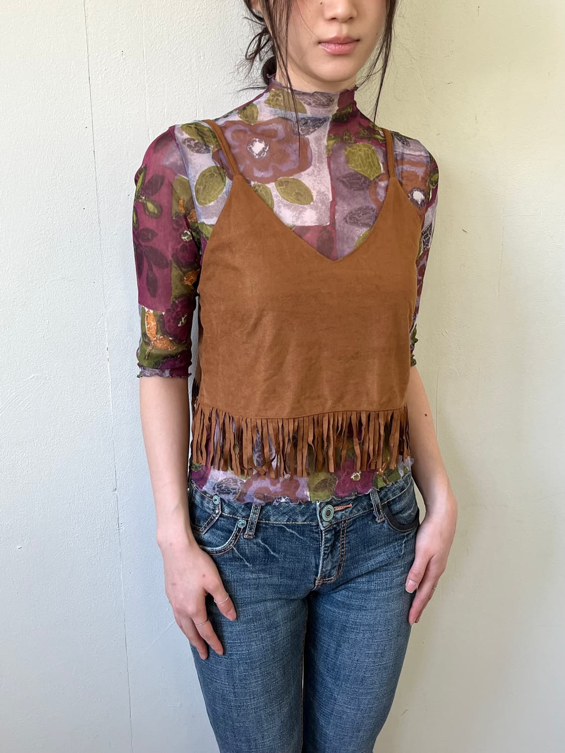 Emsexcite 프린지 뷔스티에 상품이미지5