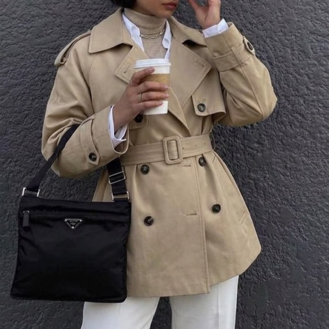 프라다 딥네이비 테수토 숄더 & 크로스백 상품이미지2