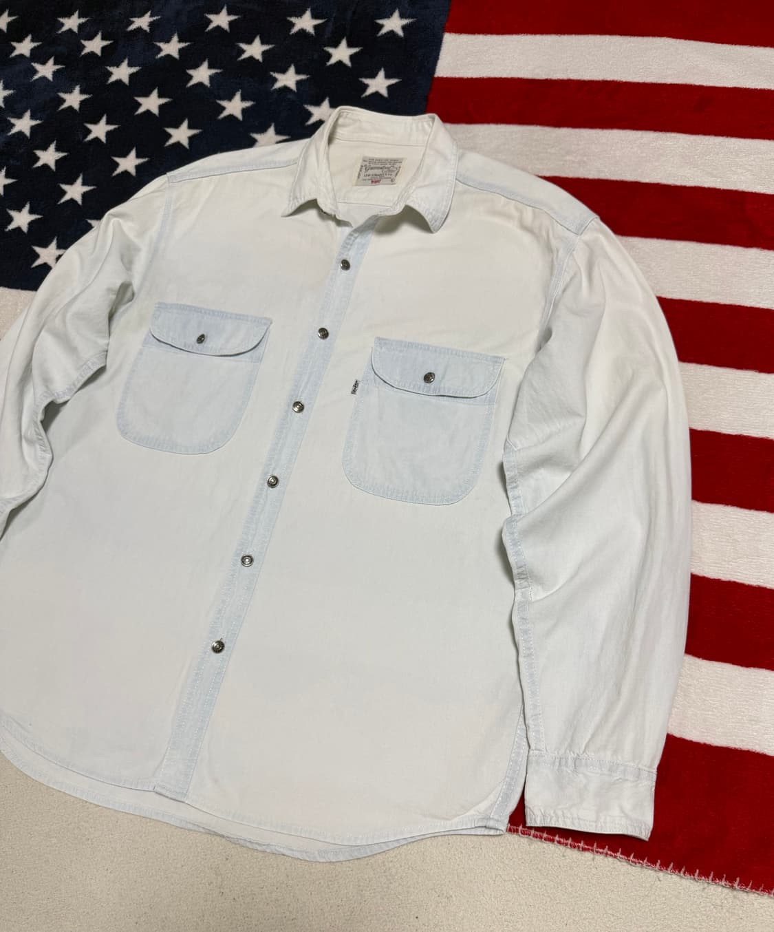 리바이스 워크셔츠 Levi’s Work Shirt  워시드 남방 [XL] 상품이미지3