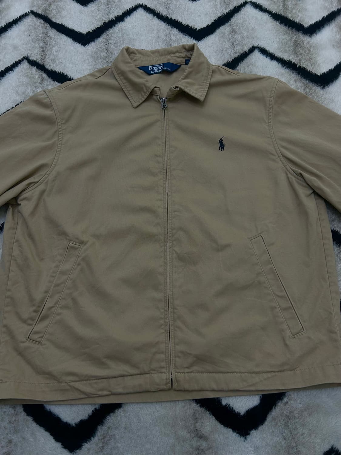 [L]폴로랄프로렌 코튼 블루종/베이지 상품이미지3