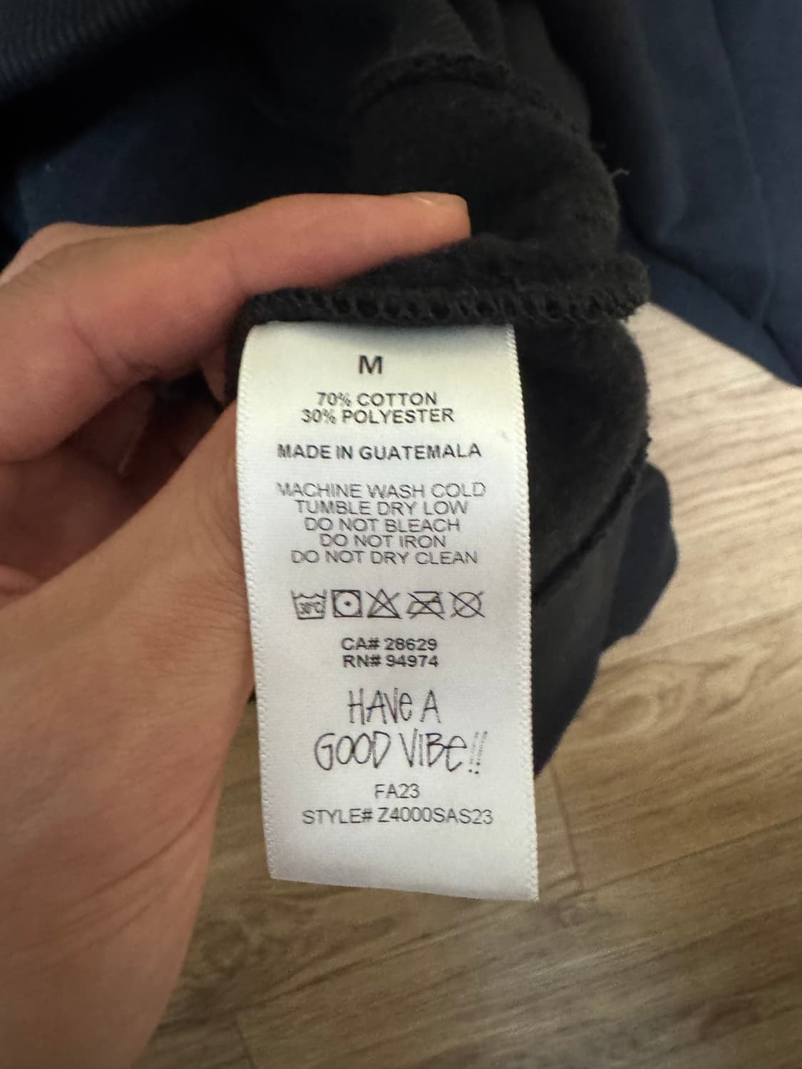 스투시 베이직 스투시 후드 블랙 2023 상품이미지5