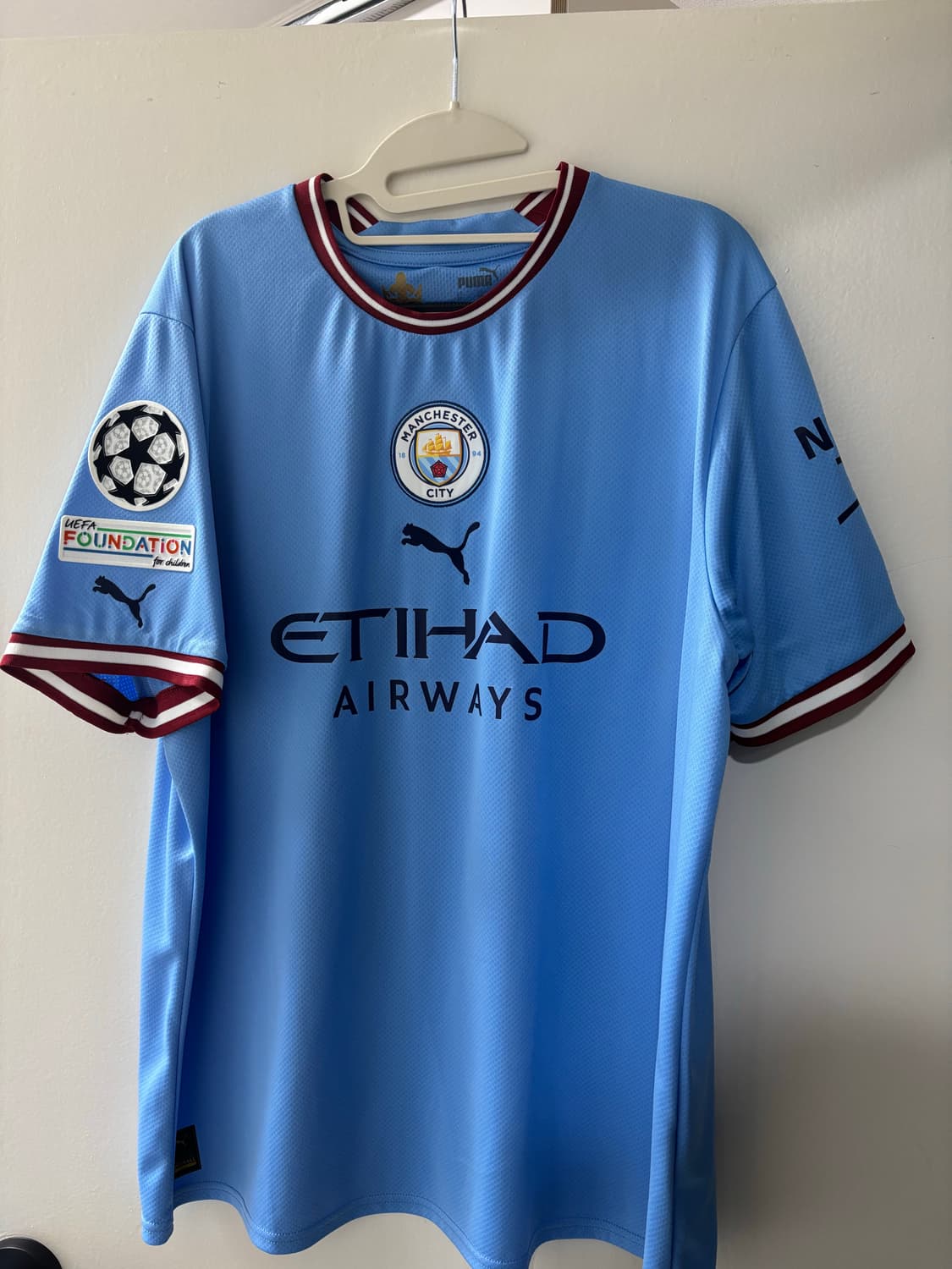 22/23 맨체스터 시티 홈 레플리카 유니폼 XL 상품이미지1