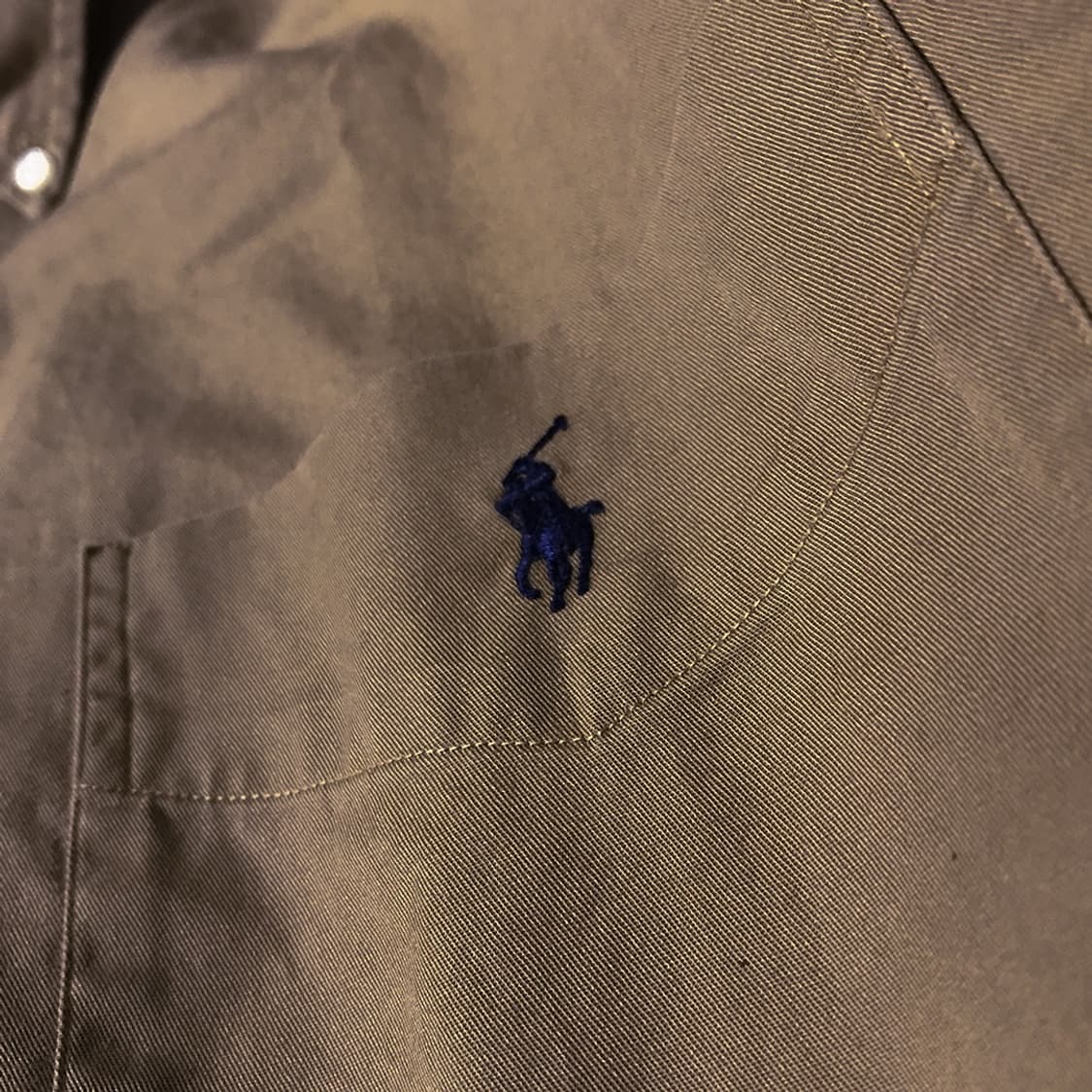 폴로 빅셔츠 브라운 M 상품이미지4