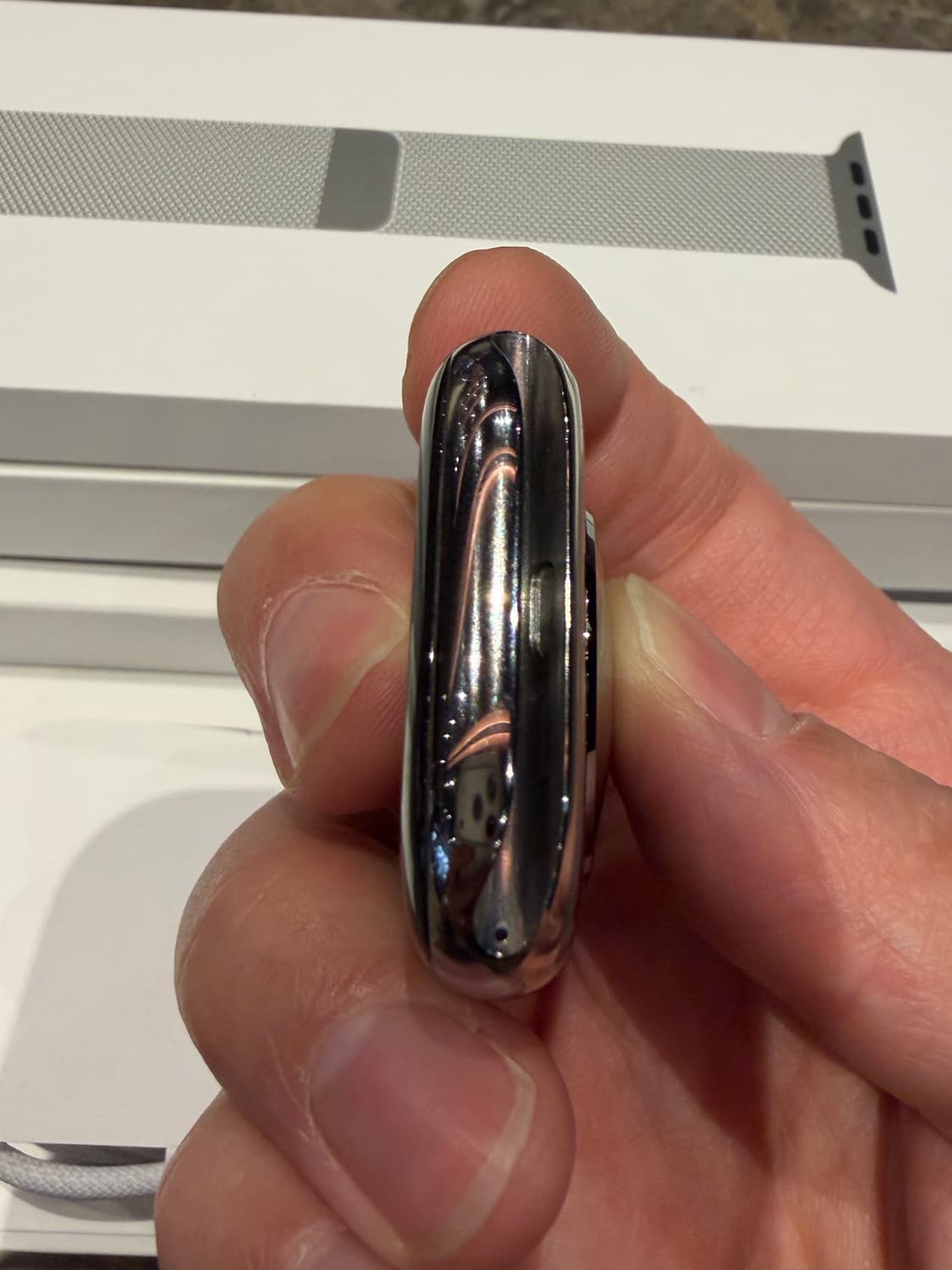 (새상품급) 애플워치 10 내추럴 티타늄 46mm 셀룰러 판매합니다. 상품이미지5