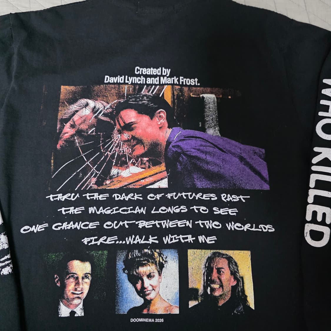 [XL] 데이비드 린치 트윈픽스 부틀렉 무비티 롱슬리브 상품이미지5